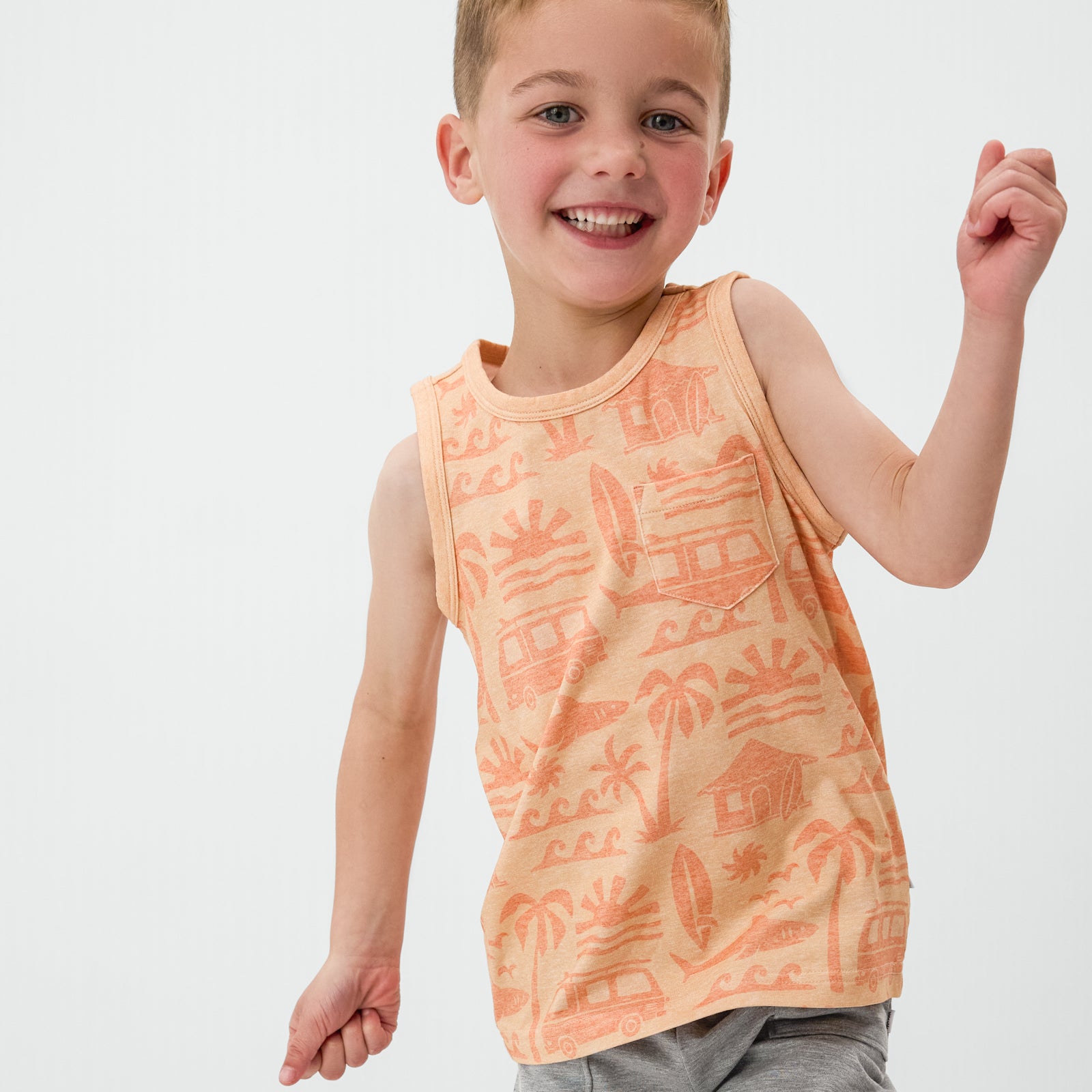 Orange Surf Shack Pocket Tank、mySite、g9winljtr