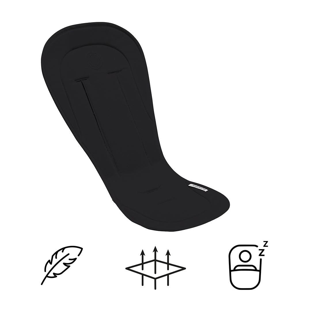  Bugaboo Dual Comfort Seat Liner - Midnight Black、mySite、merchandisen