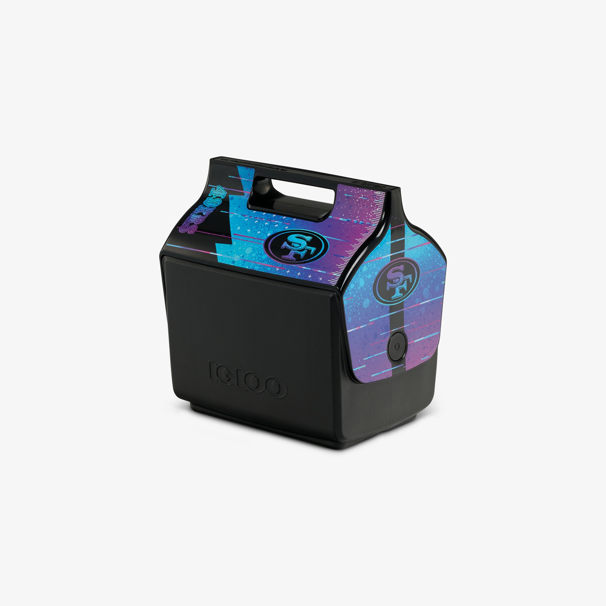 NFL Neon San Francisco 49ers Little Playmate® 7 Qt Cooler、mySite、noshort