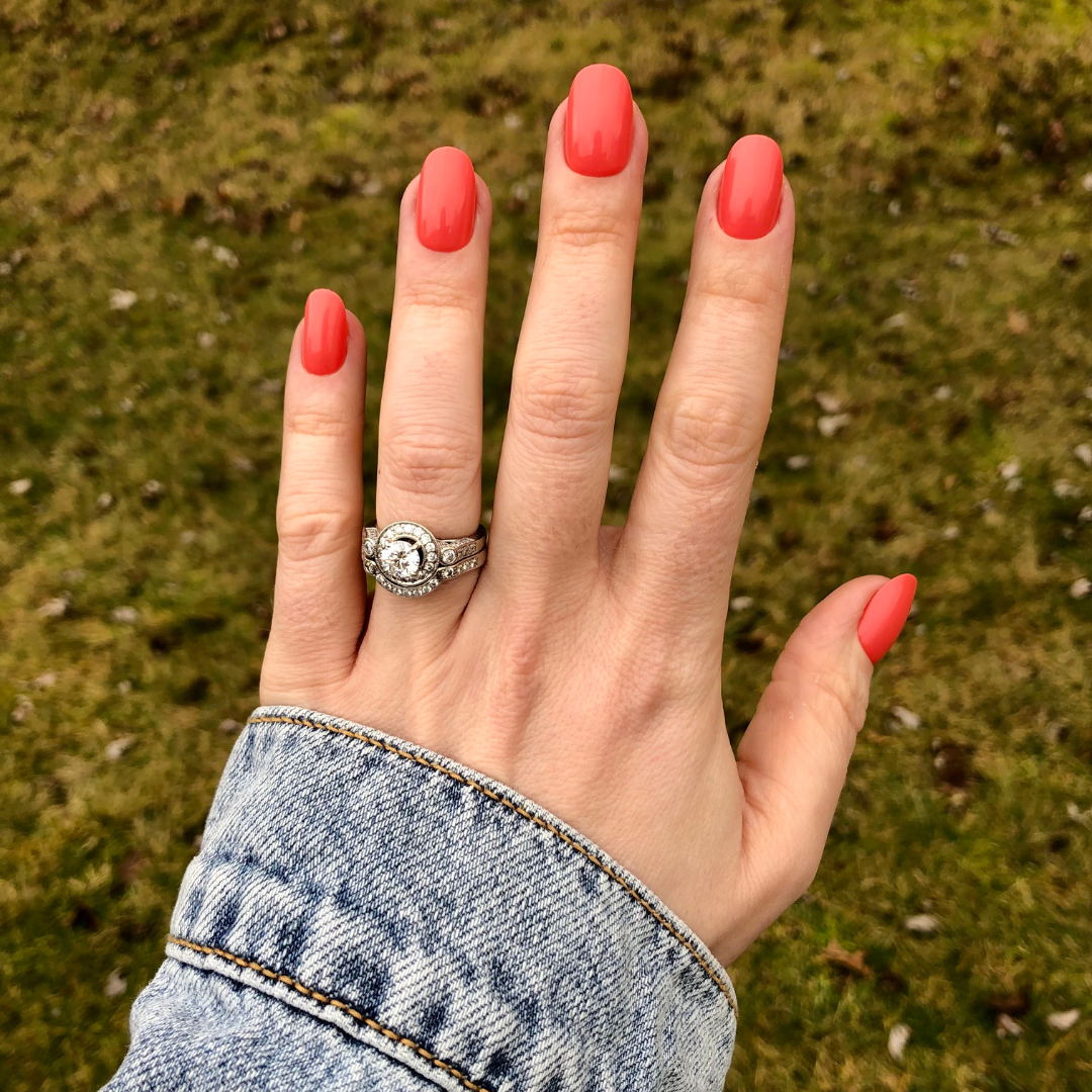 Perfect Pinwheel | Short | Round - Tab Press-On、mySite、solidvoid