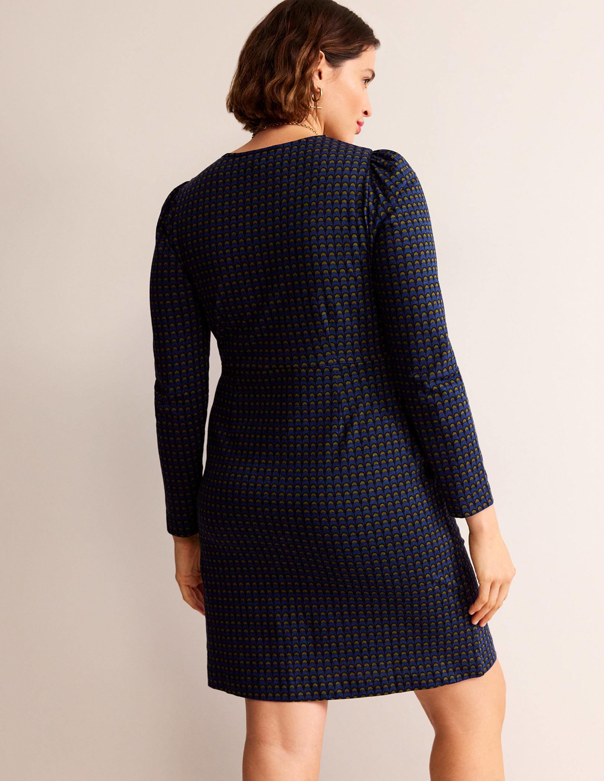  Penelope Jersey Dress-Sapphire Blue, Geo Charm、mySite、ashleygrahame