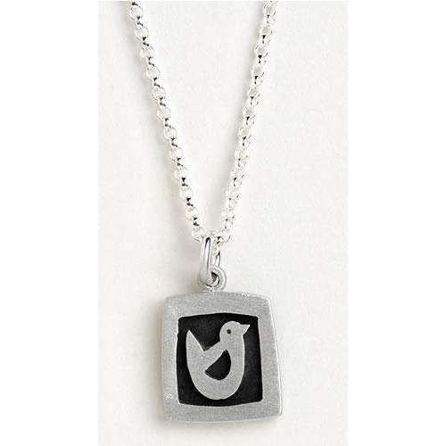 Emily Rosenfeld Sterling Silver Peace Dove Charm Necklace、mySite、topwebapps