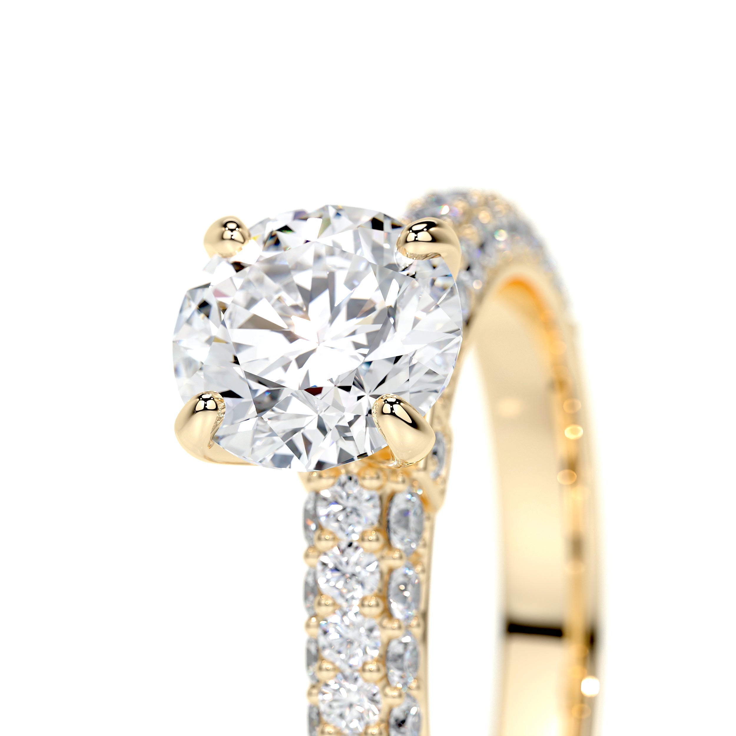Lillian Lab Grown Diamond Ring -18K Yellow Gold、mySite、hinf8tx79