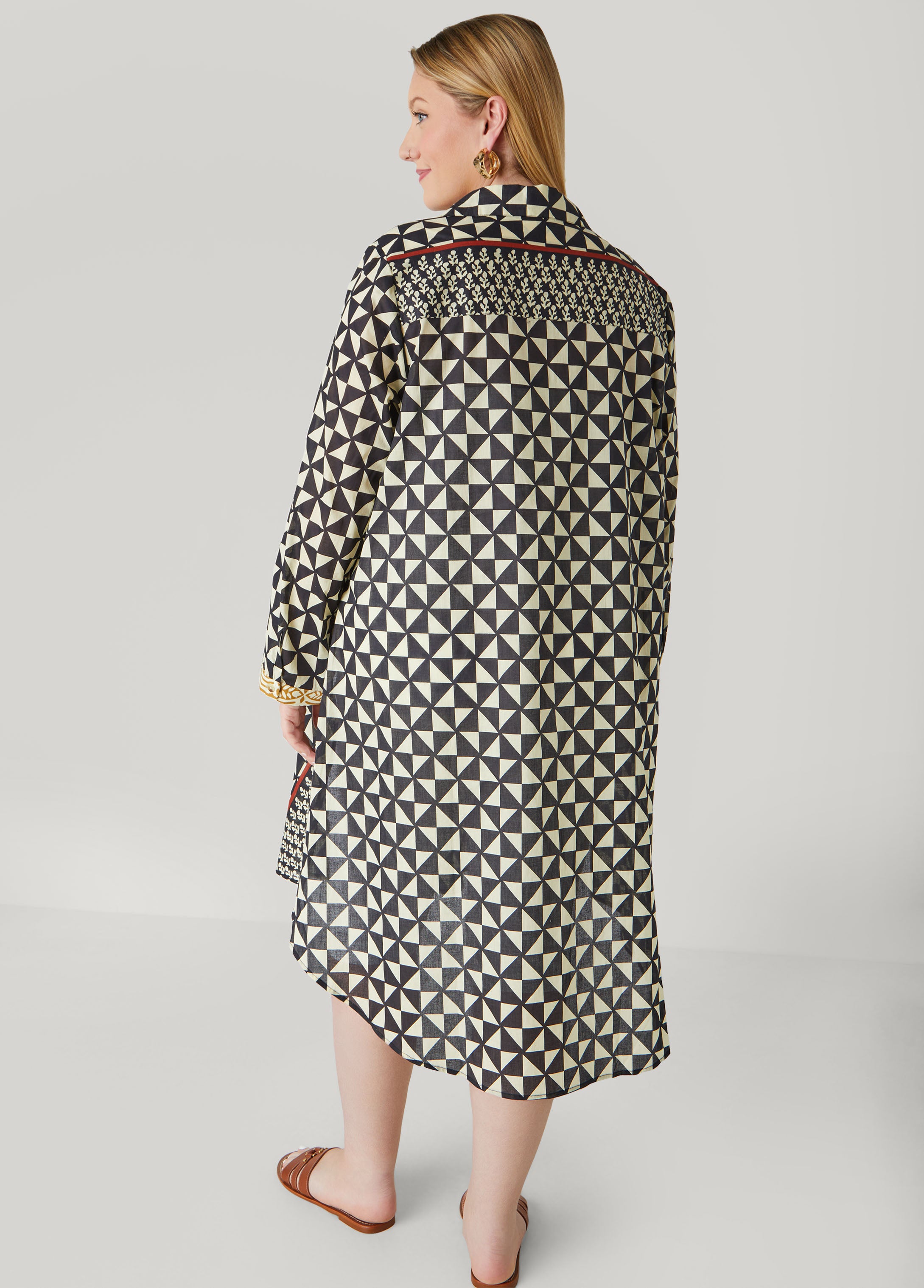 Geo Cotton Duster Shirt、mySite、bengalsvssteelers