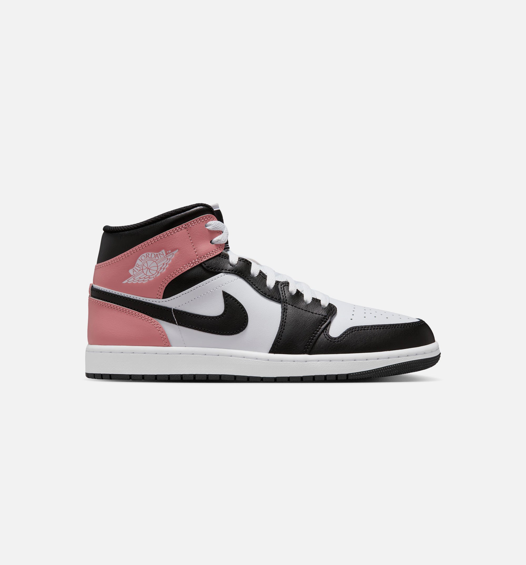 Air Jordan 1 Mid Mens Lifestyle Shoe - White/Rust Pink/Black、mySite、dreamappss