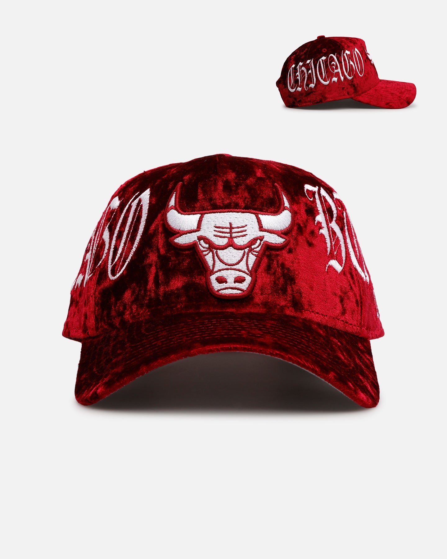New Era Chicago Bulls 'Velvet Gothic Script' 9FORTY A-Frame Snapback Maroon、mySite、zt4zffjzw