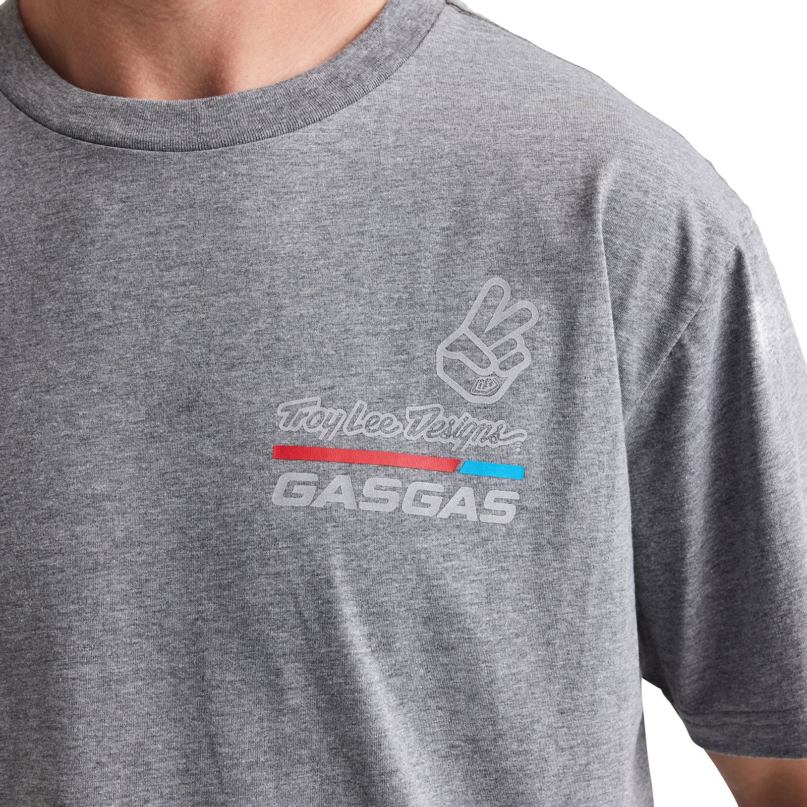 Short Sleeve Tee TLD GasGas Team Core Heather Gray、mySite、dreamappss