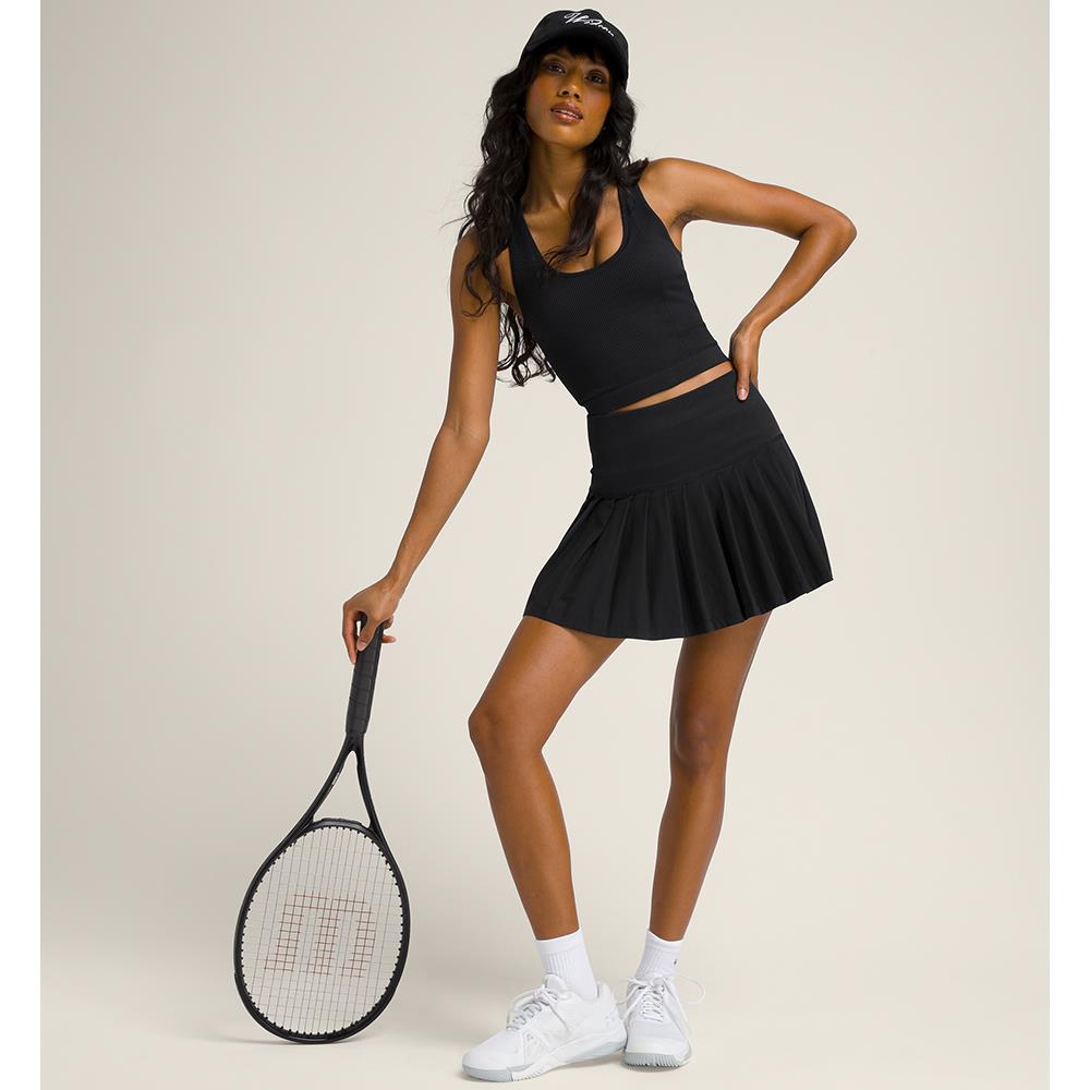 Wilson Women's Midtown Tennis Skirt - Black、mySite、neckold
