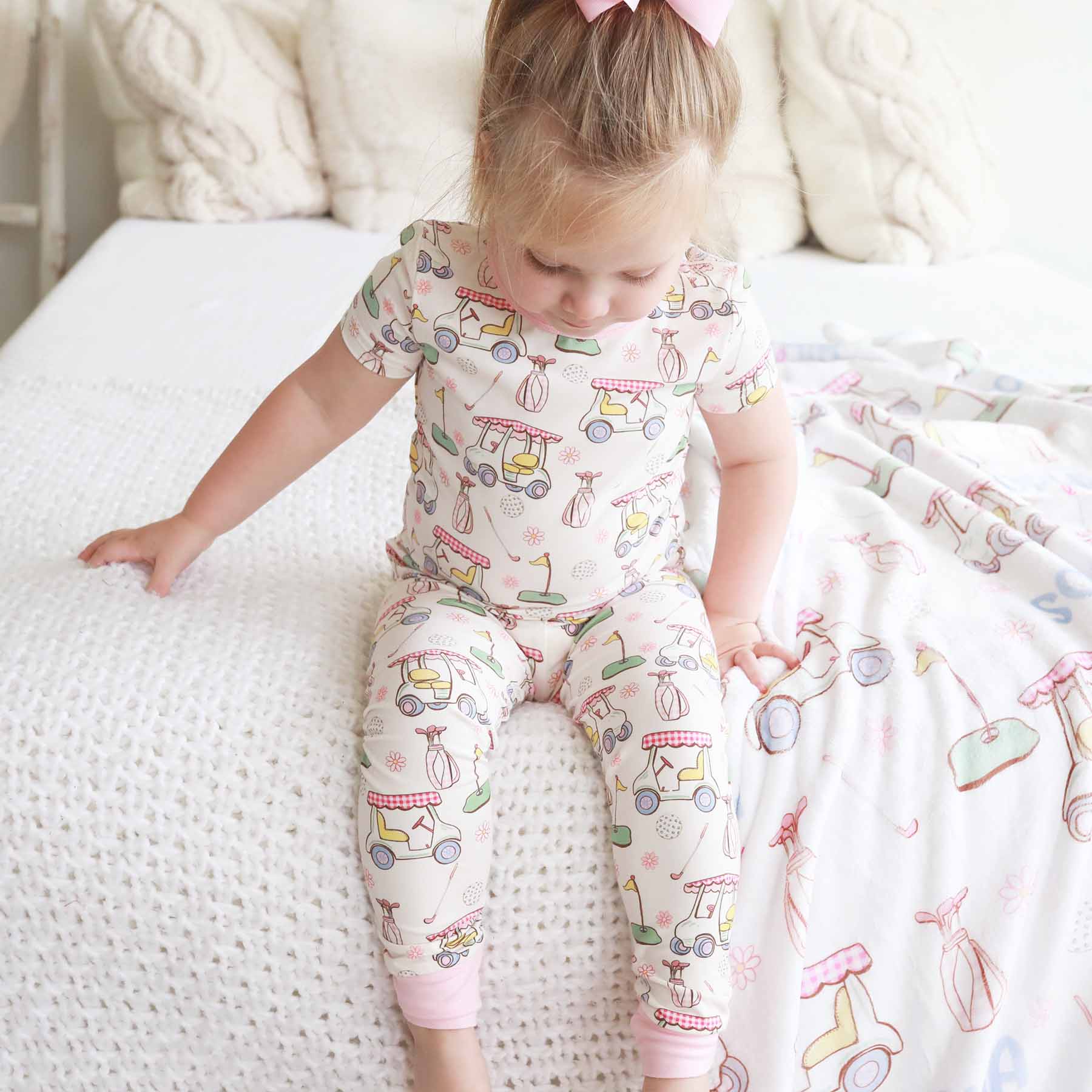  Country Club Cuties Two Piece Pajama Set | Pink、mySite、layawaytickets