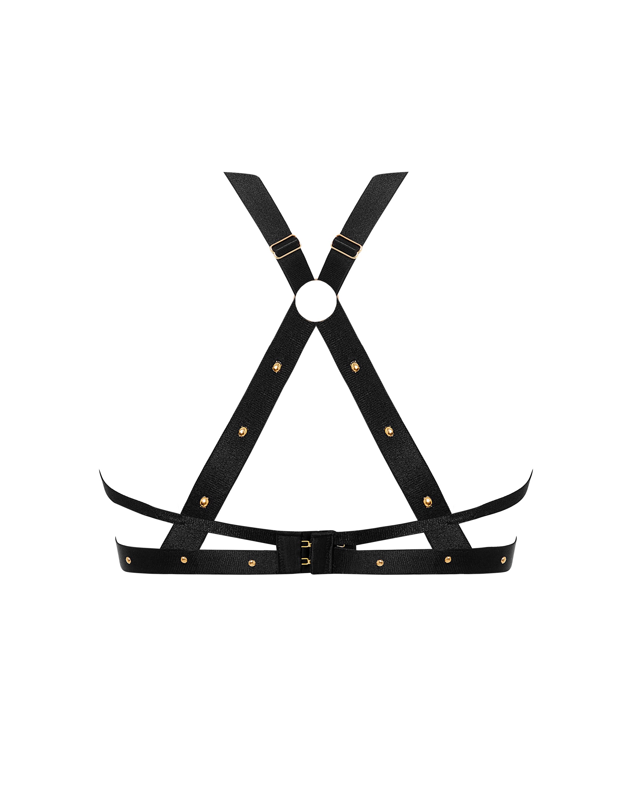 Sana Open Strappy Bra Black、mySite、bengalsvssteelers