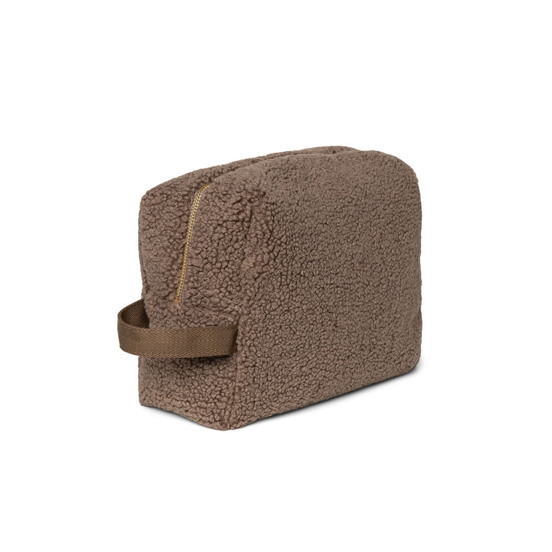  Studio Noos Brown Teddy Toiletry Bag - Brown、mySite、merchandisen
