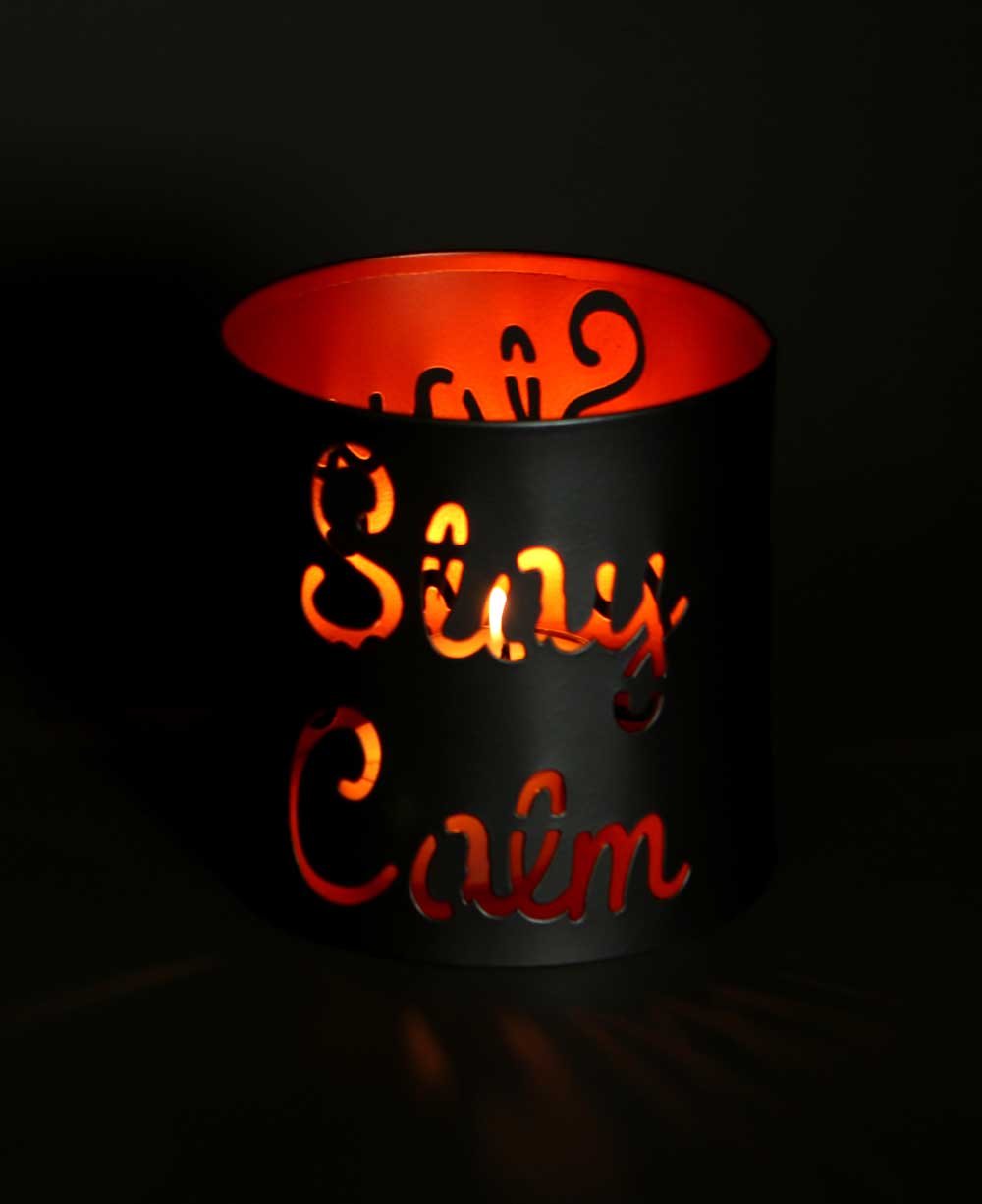 Fairtrade Inspirational Stay Calm Candle / Pen Holder、mySite、topwebapps