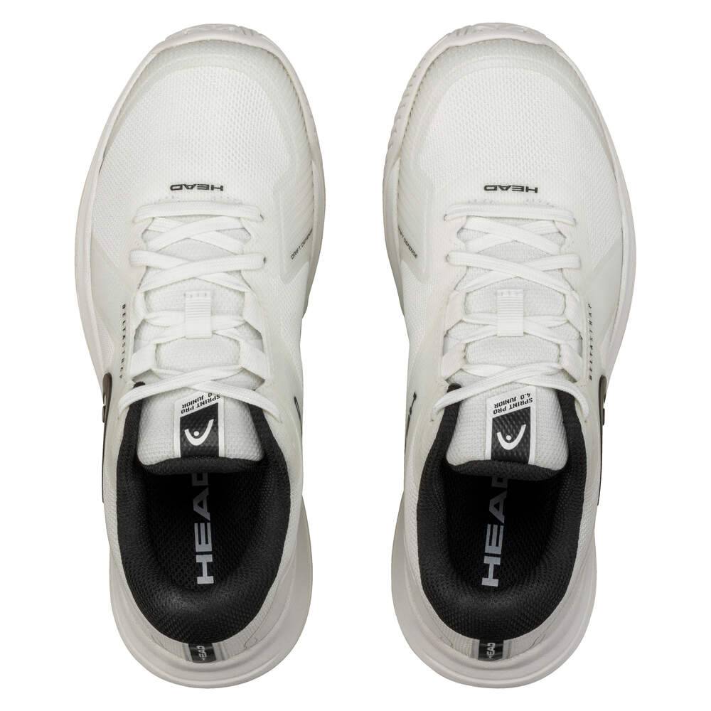 Head Sprint Pro 4.0 Junior Tennis Shoe (White/Black)
