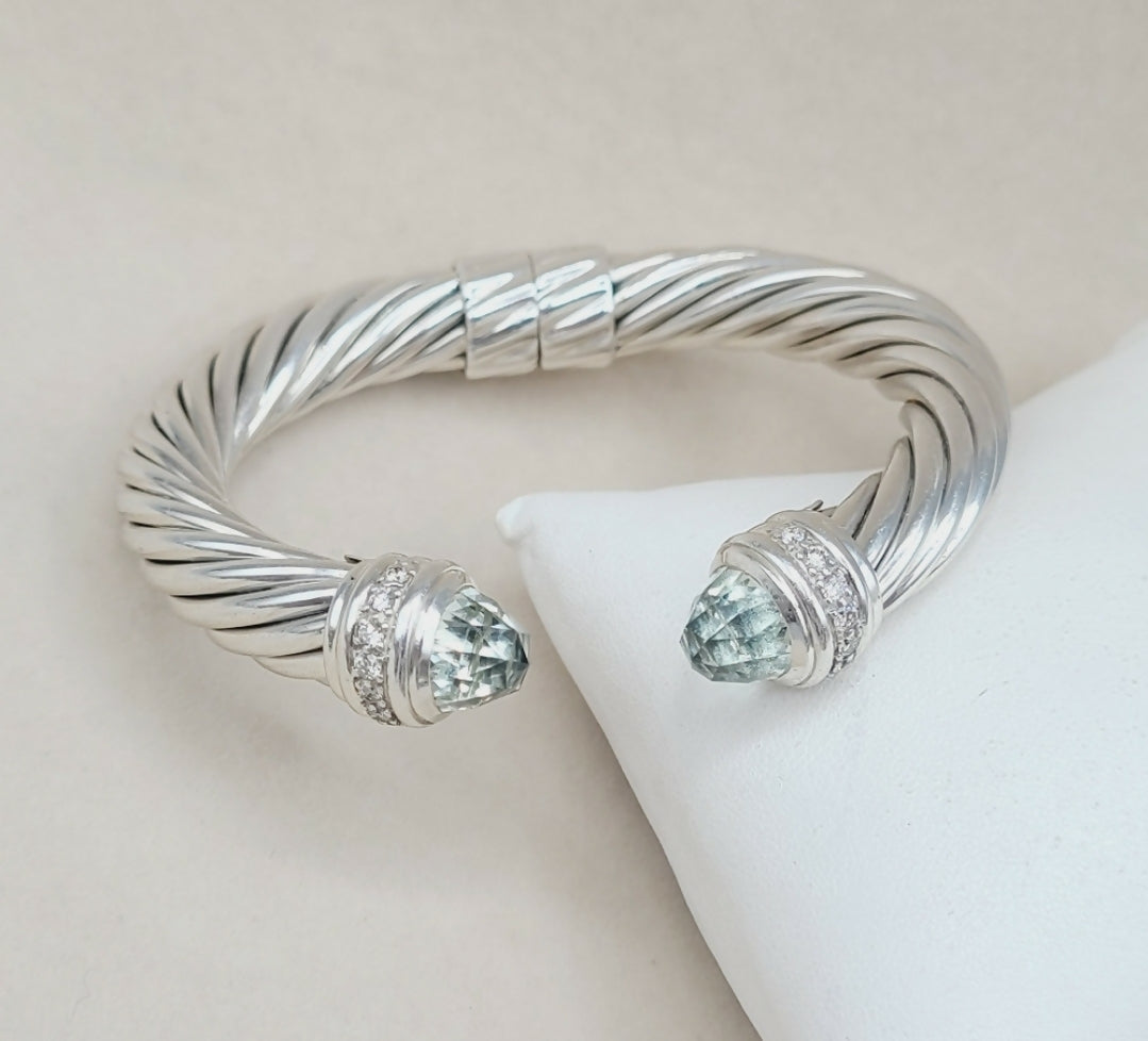 David Yurman Bracelet 10mm 鈥?Prasiolite & Diamonds、mySite、hinf8tx79