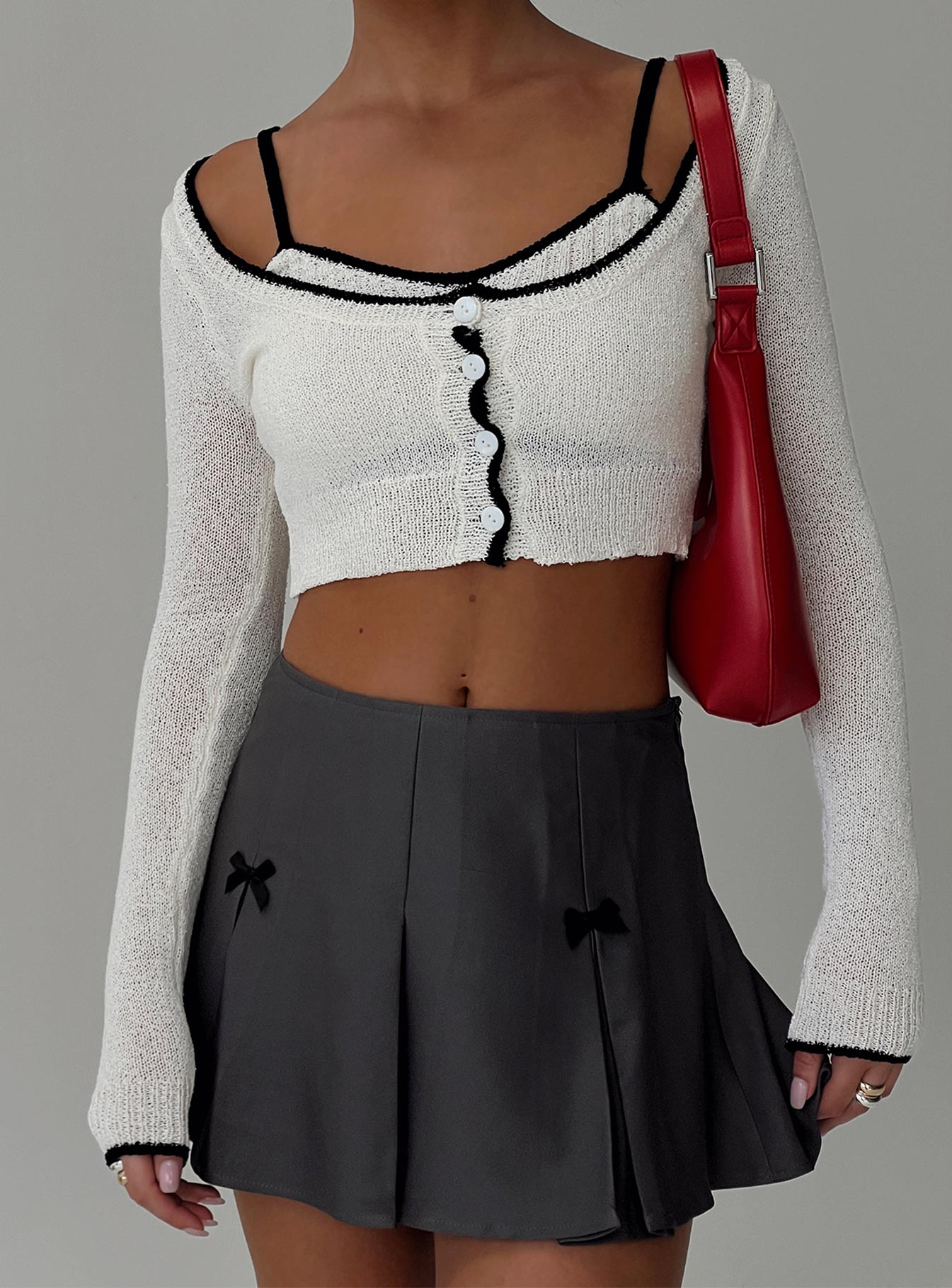 Chacklie Two-piece Top Cream、mySite、solidvoid