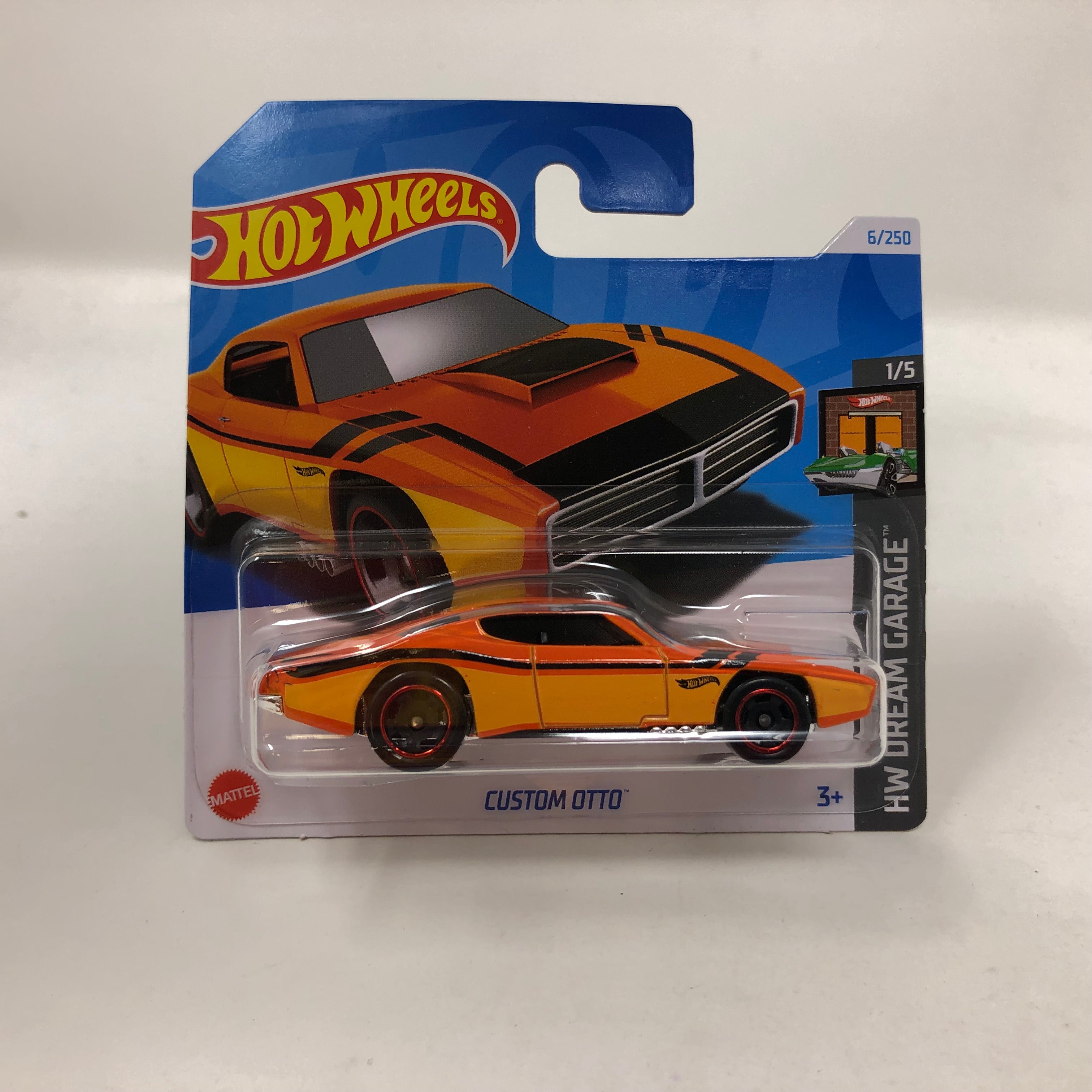 Custom Otto #6 * Orange * 2024 Hot Wheels Basic Short Card Case A、mySite、hgirdovlk
