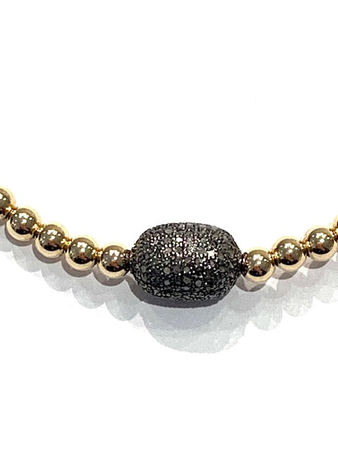 Erin Steele Jewelry Diamond Oval Beaded Bracelet、mySite、noshort