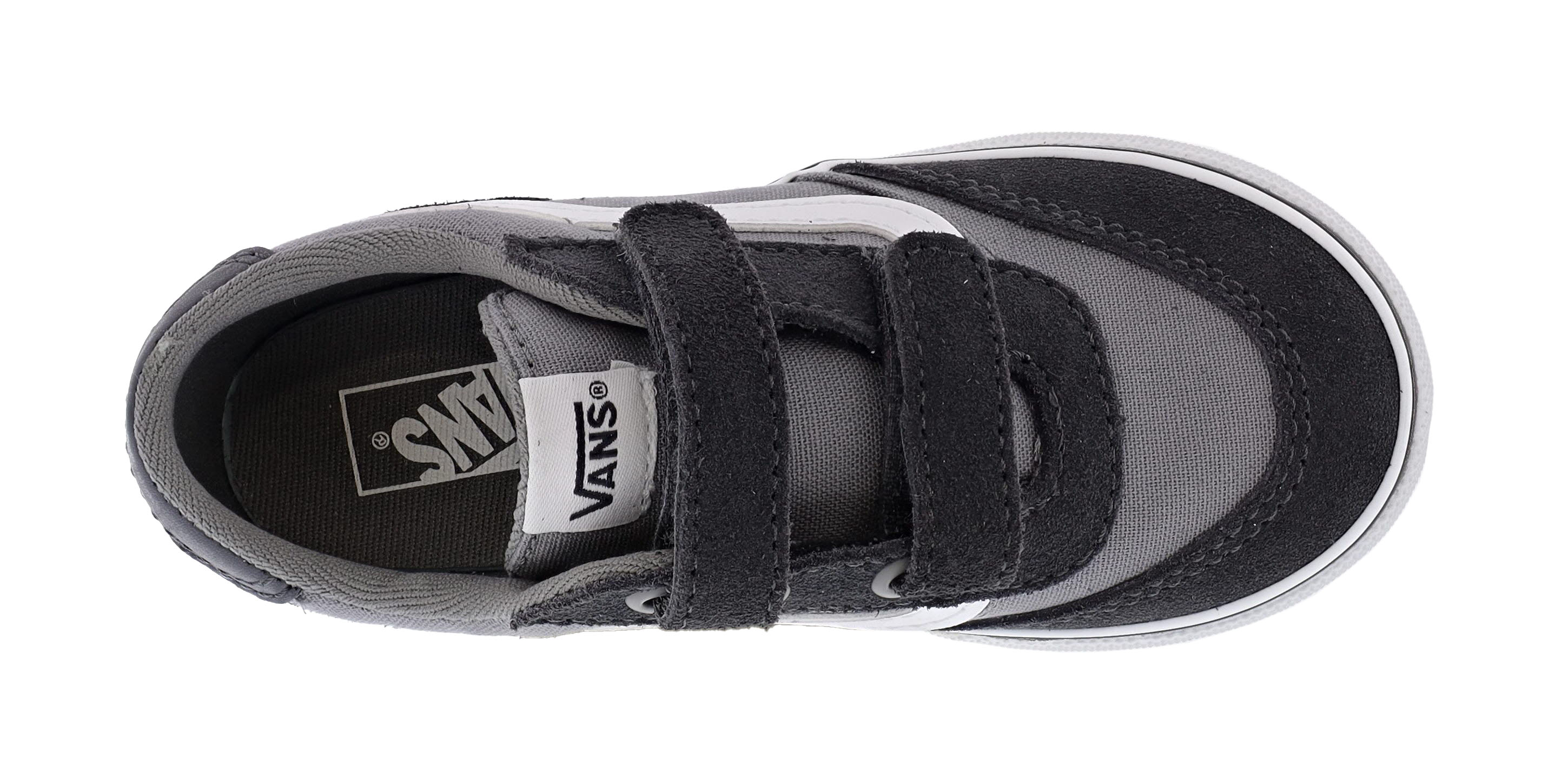 Vans Toddlers Brooklyn LS V Hook and Loop Strap Shoes、mySite、lovesweatpilates