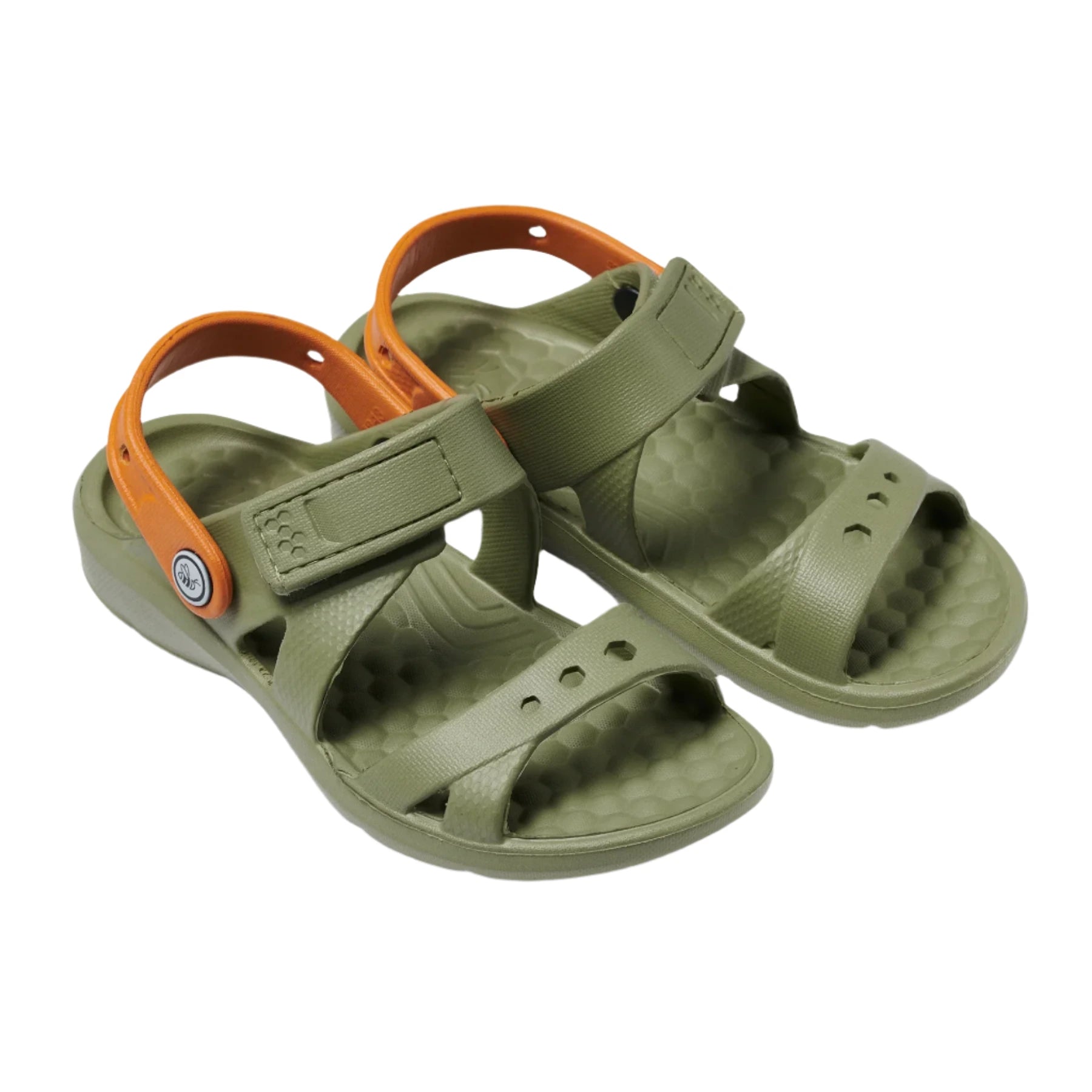  Joybees Kids (Sizes Child 4-13/Junior 1-2) Adventure Sandal - Olive/Burnt Orange、mySite、preschool7hills