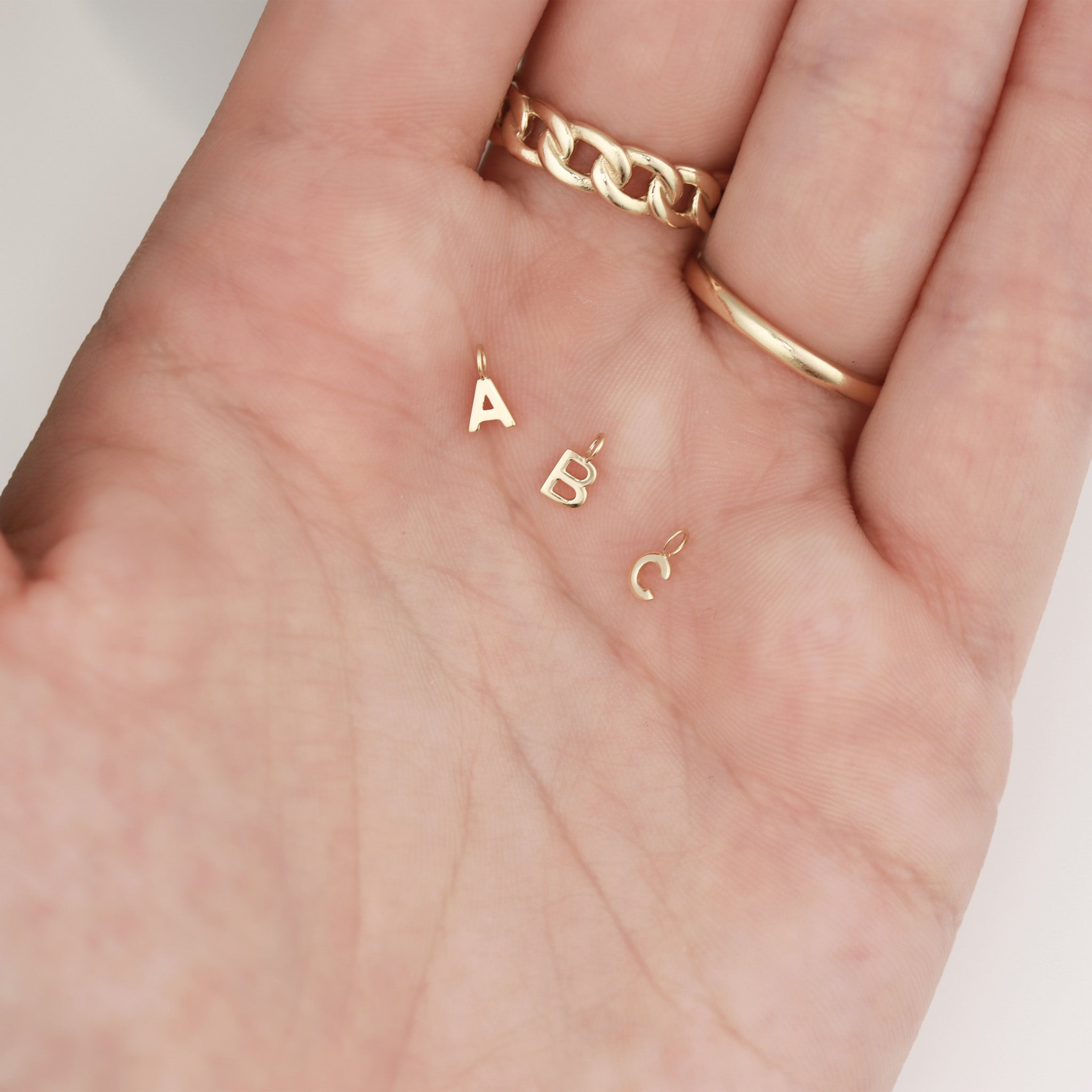 Permanent Jewelry Initial Letter Charm Set (A-Z)、mySite、dreamappss