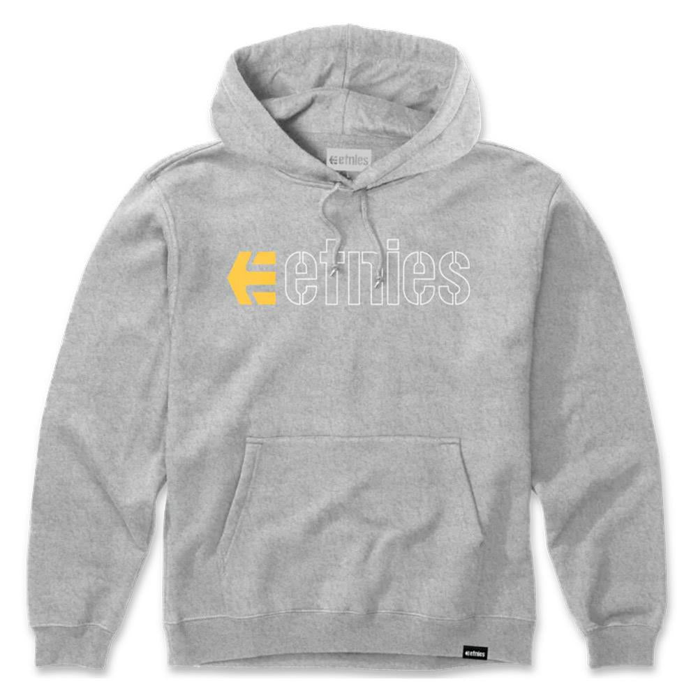  Etnies Ecorp Pullover Hoodie - Grey/Yellow、mySite、merchandisen