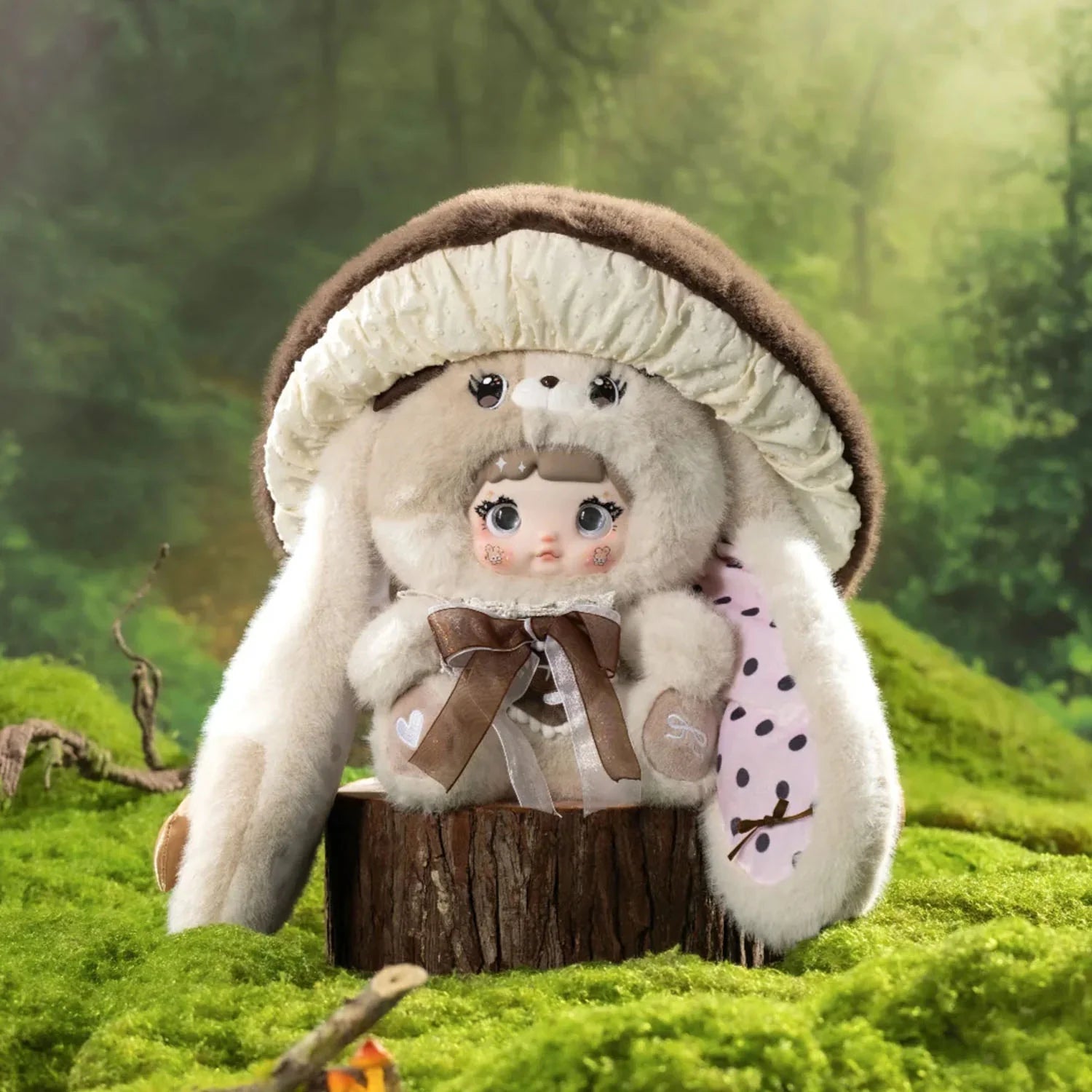  【Limited】Nommi Mushroom Hat 400% Series Plush Blind Box、mySite、greenlandpopulation