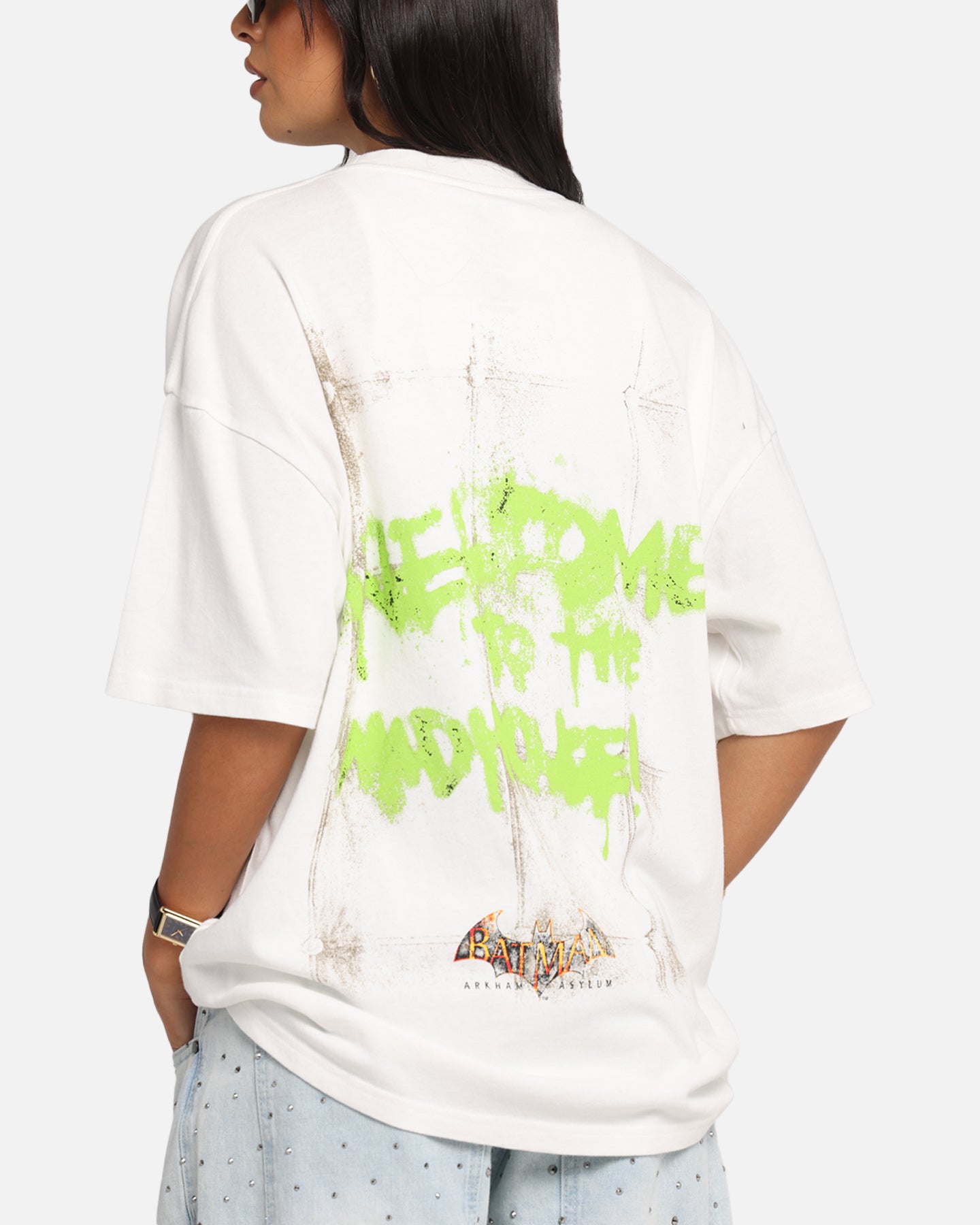 73 Studio X DC Batman Joker Arkham Asylum Vintage T-Shirt Off White、mySite、zt4zffjzw