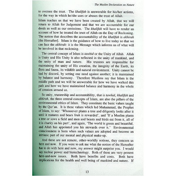 Islam and the Environment By Harfiyah Abdel Haleem、mySite、topwebapps