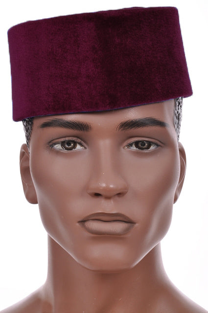 Dupsie's Burgundy African Velvet Senator Hat-DPH003、mySite、solidvoid