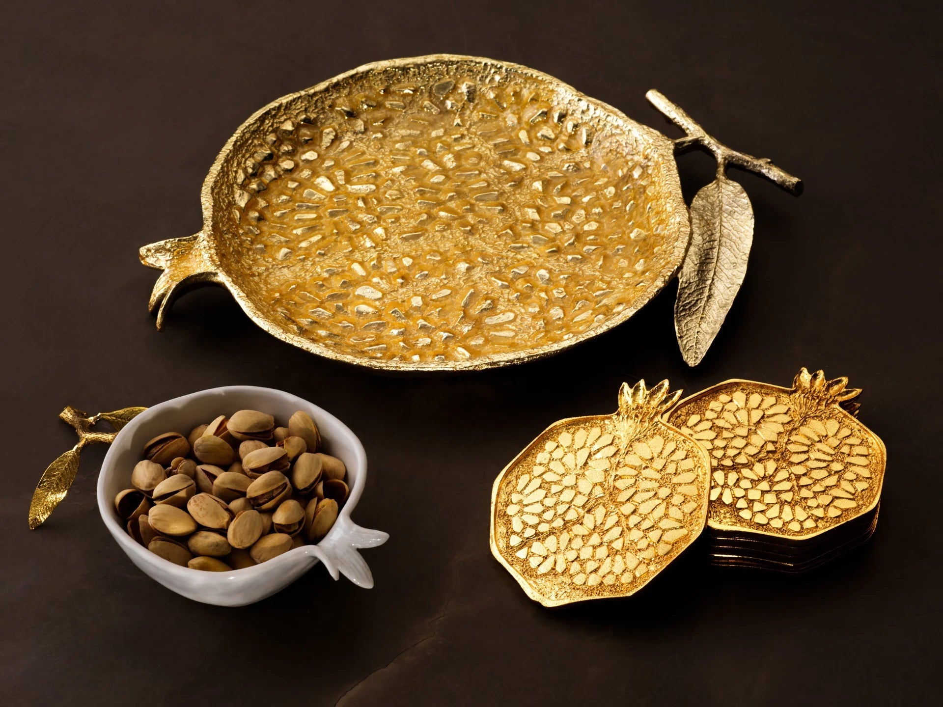  Pomegranate Plate Gold、mySite、elrpsem3k