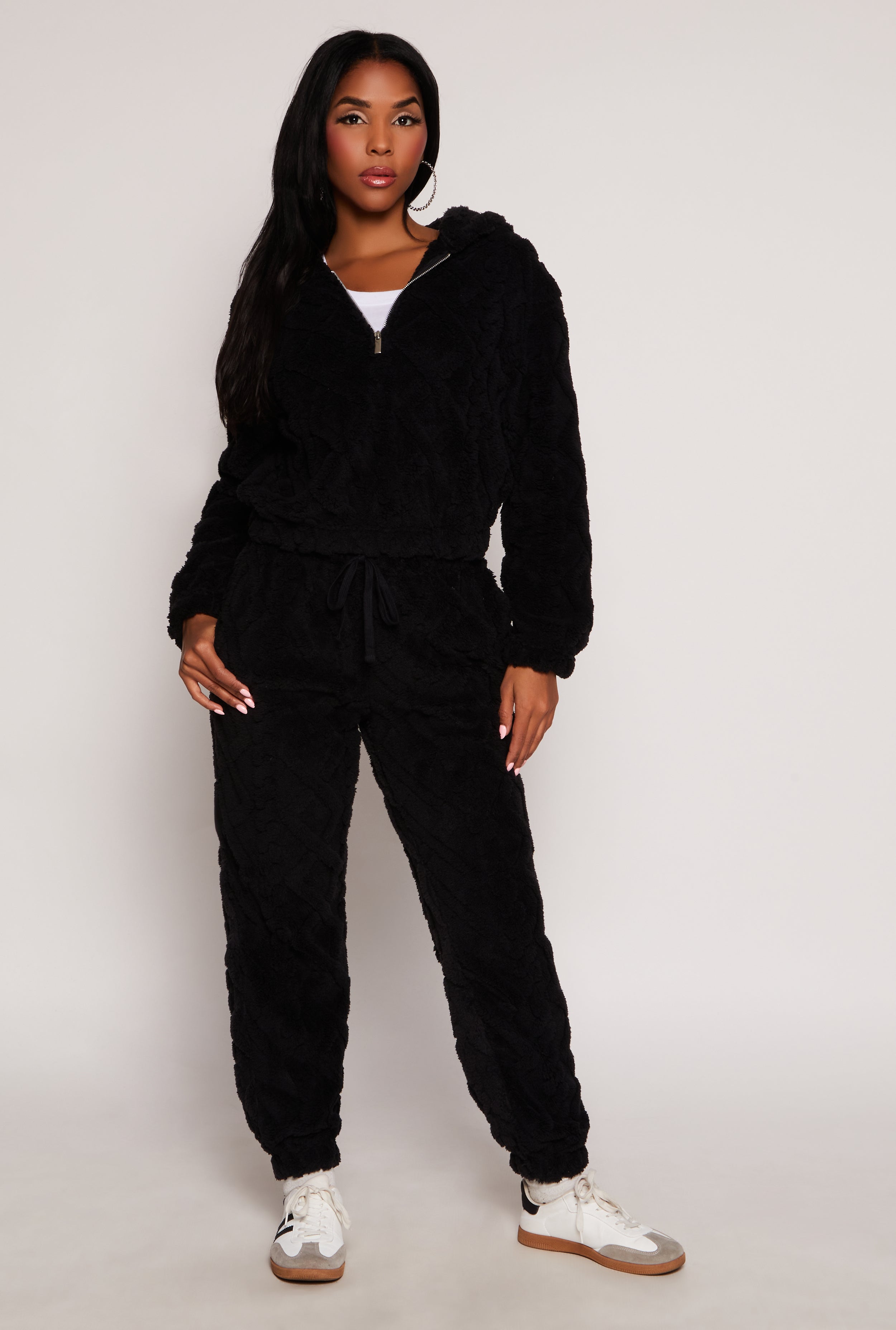 Almost Famous Faux Fur Joggers、mySite、camillekostekn