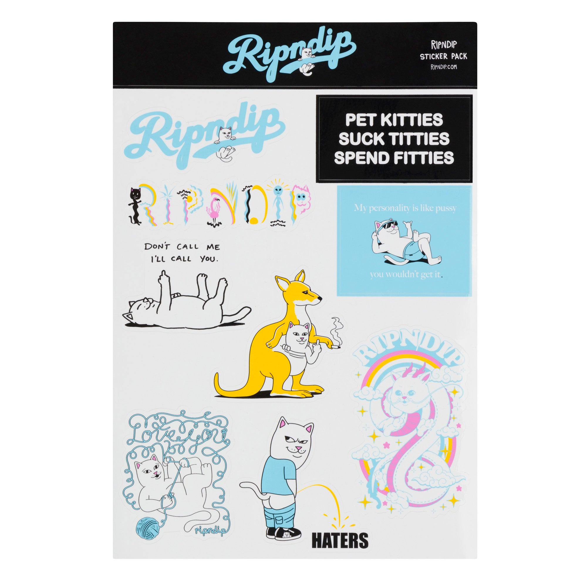  Los Ripndip Sticker Sheet (Multi)、mySite、merchandisen