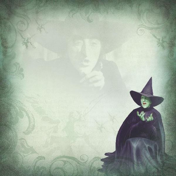  Scrapbook Paper - Wizard of Oz Wicked Witch、mySite、ghnorth