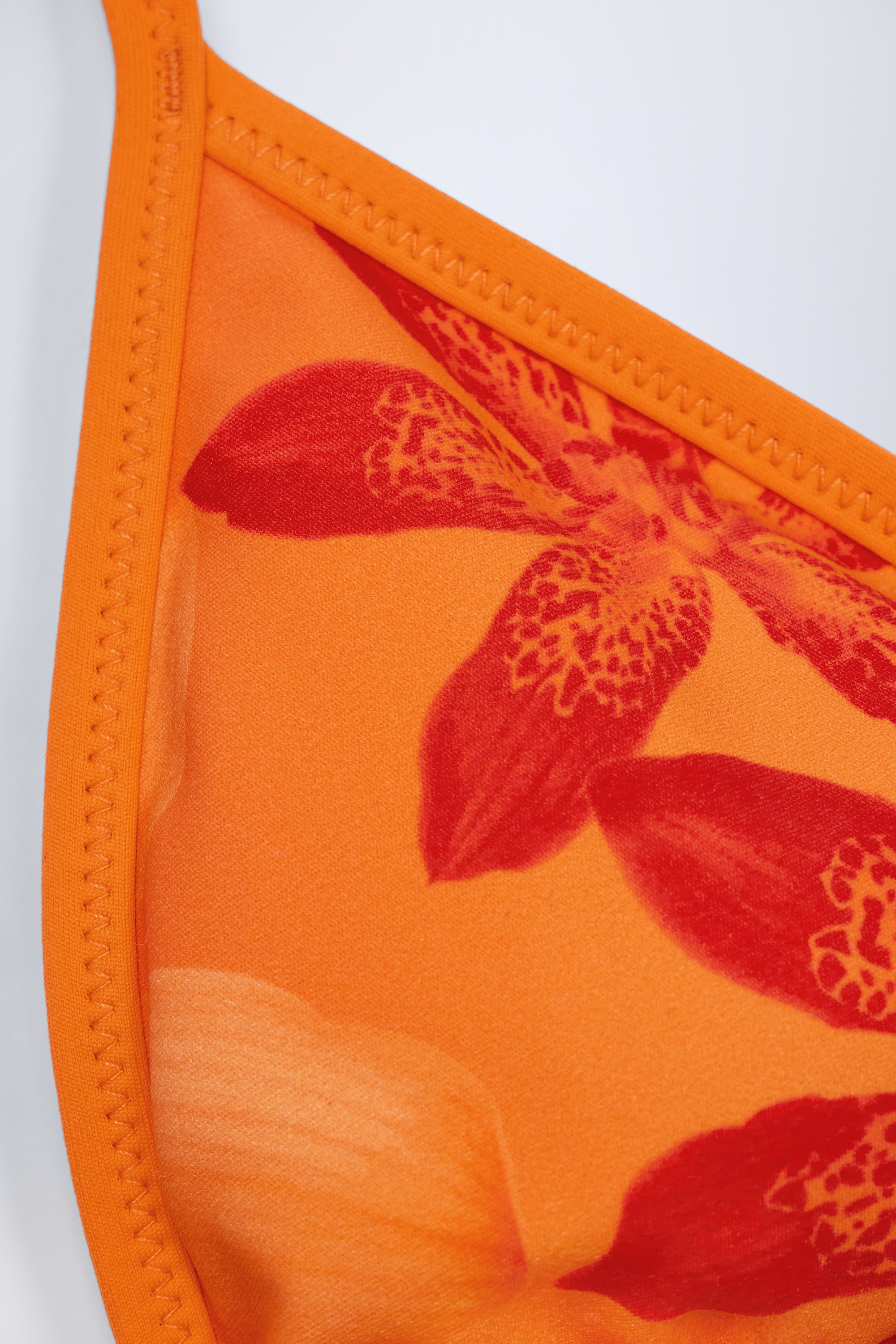  Triangle Bikini Top in Orange Orchid Print、mySite、sugarbowlscore