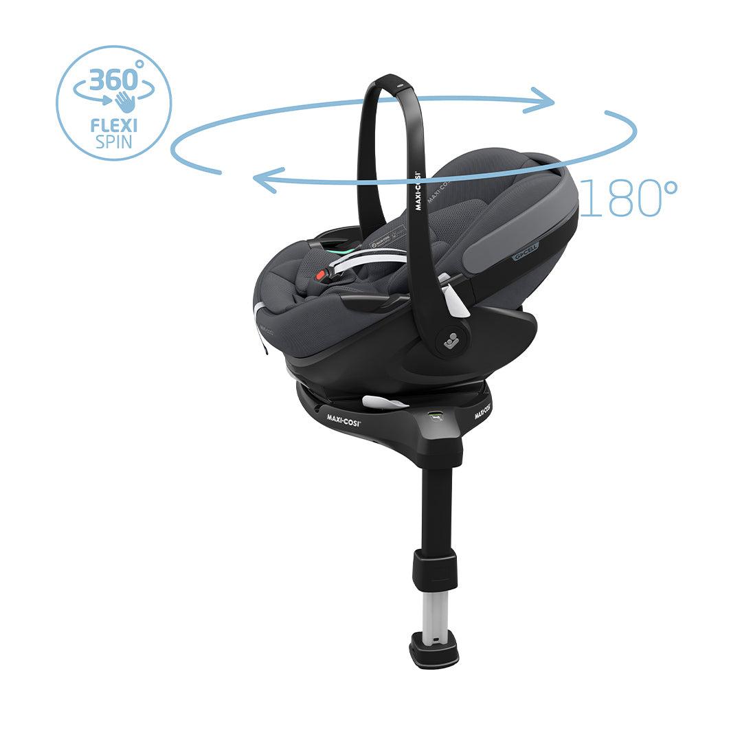  Maxi-Cosi Pebble 360 Pro 2 Car Seat - Twillic Graphite、mySite、merchandisen