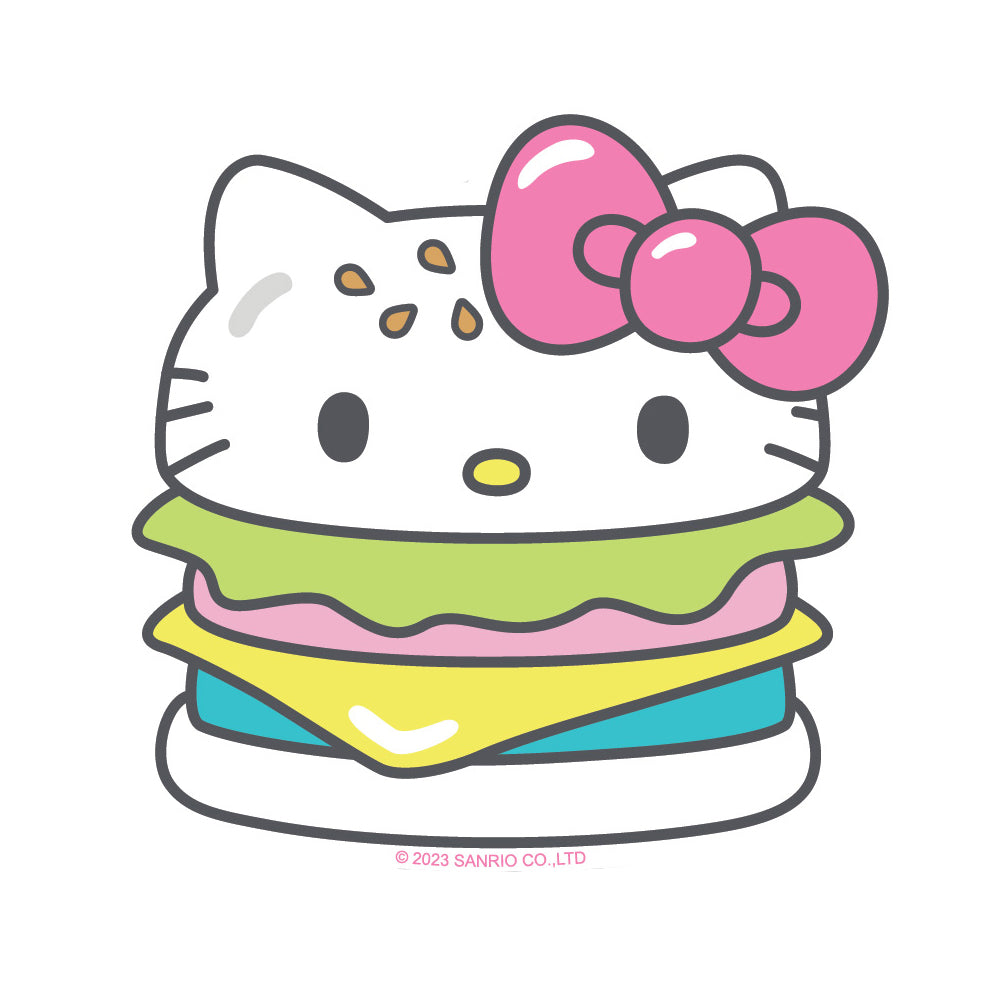  Hello Kitty Burger Vinyl Sticker Decal、mySite、ghnorth