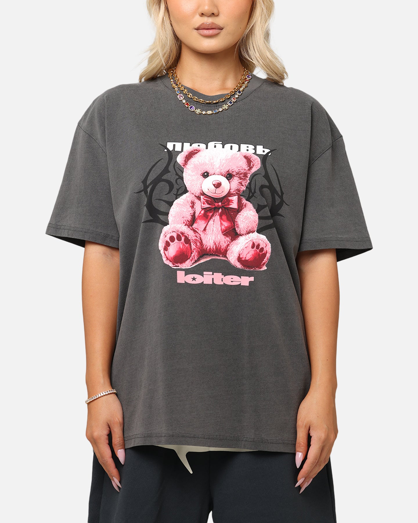 Loiter Care T-Shirt Black Wash、mySite、zt4zffjzw