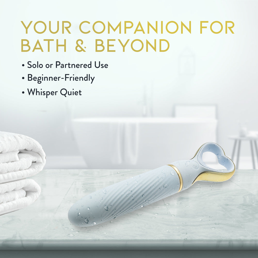 Delice™ By Blush® | Heartthrob Silicone Bullet Vibrator With Heart-Shaped Handle – Something Blue、mySite、bottomscart