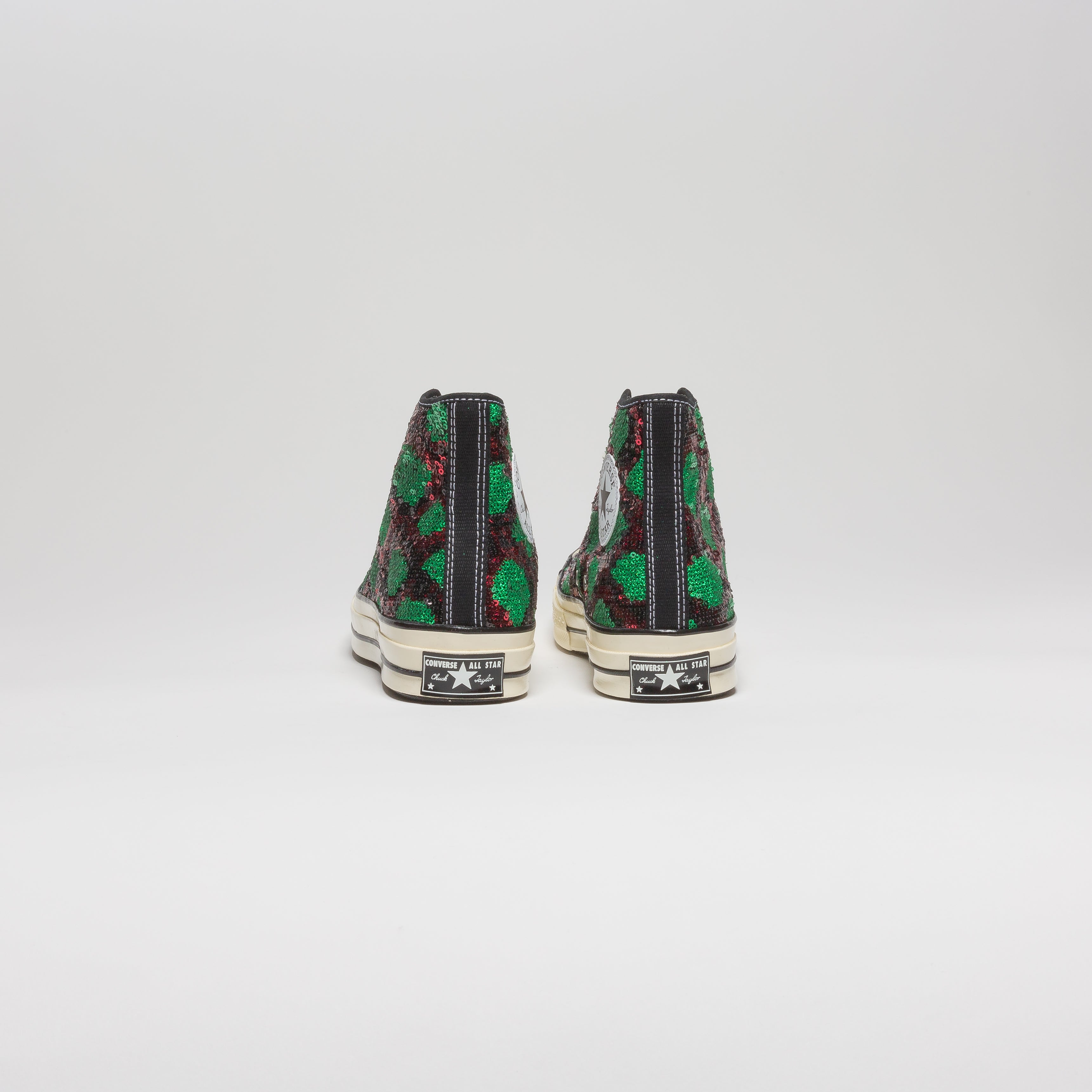 Chuck Taylor All Star Sequin High Top Mens Lifestyle Shoe - Red/Green、mySite、dreamappss