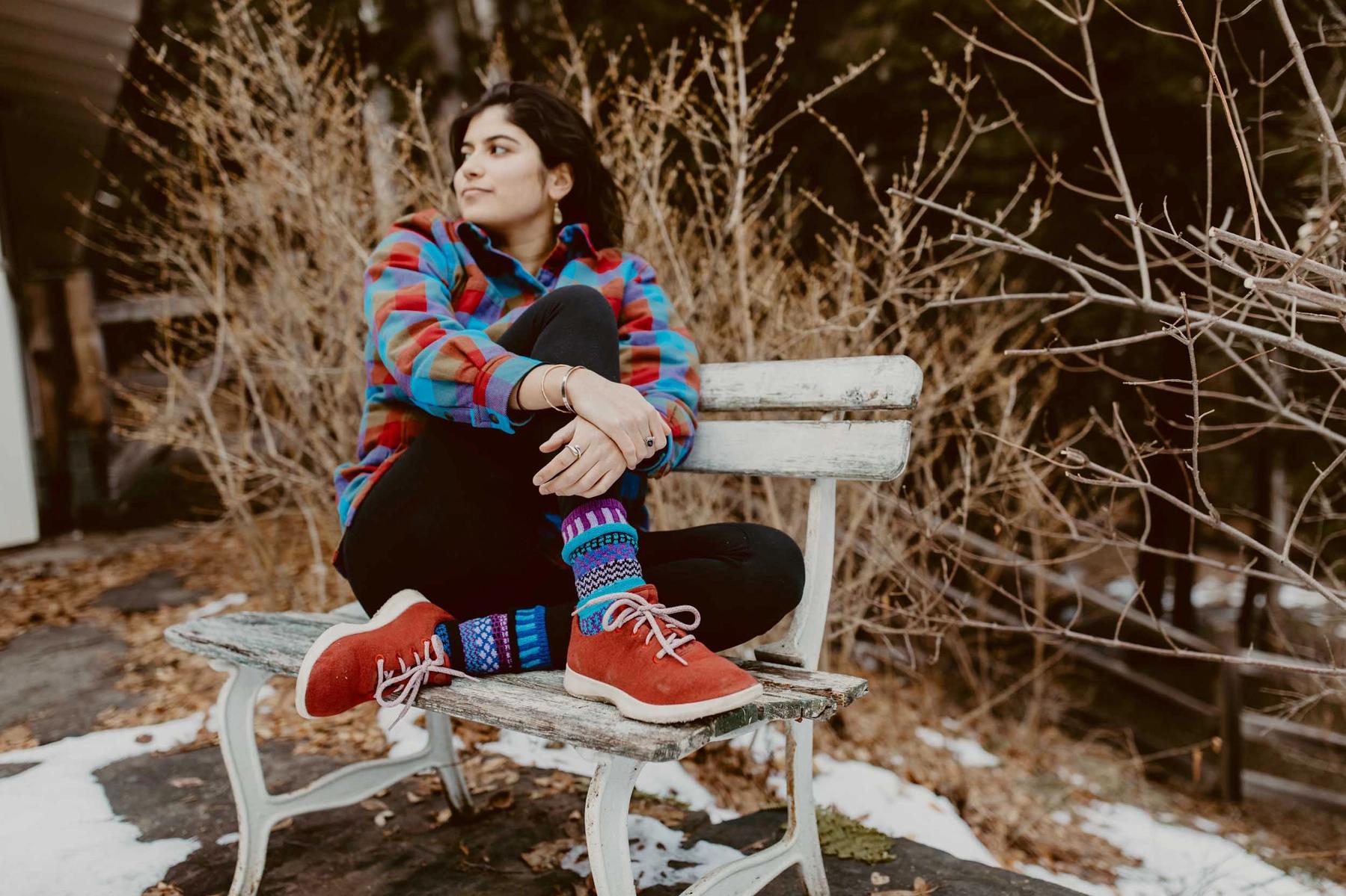 Raspberry Crew Socks (Medium)、mySite、g9winljtr