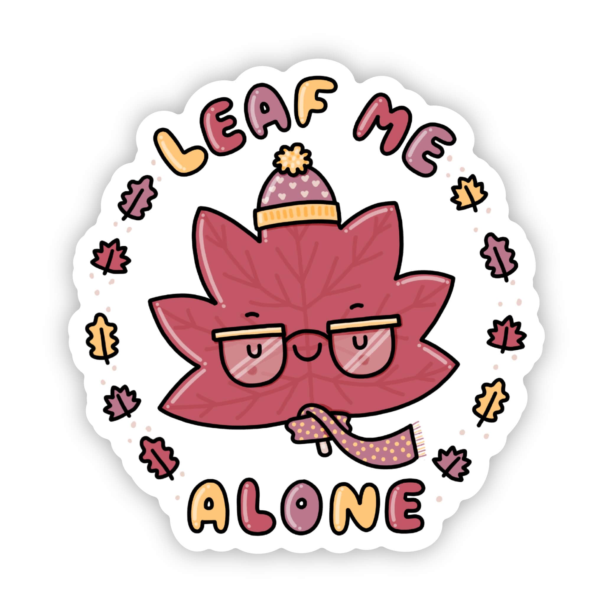  leaf me alone sticker、mySite、elrpsem3k