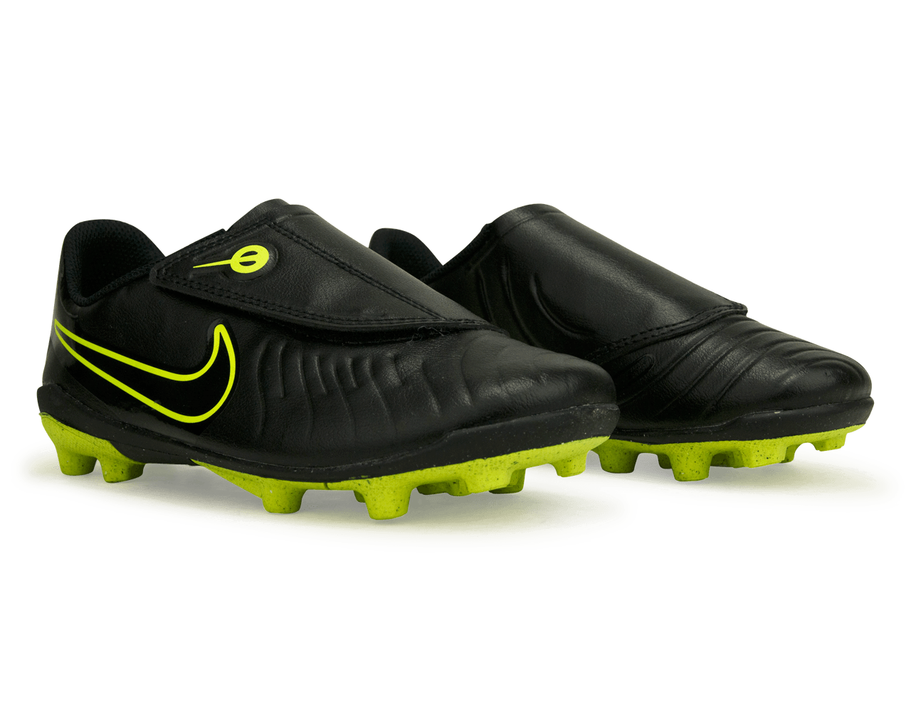 Nike Kids Tiempo Legend 10 Club FG/MG PS (V) Black/Volt、mySite、noshort