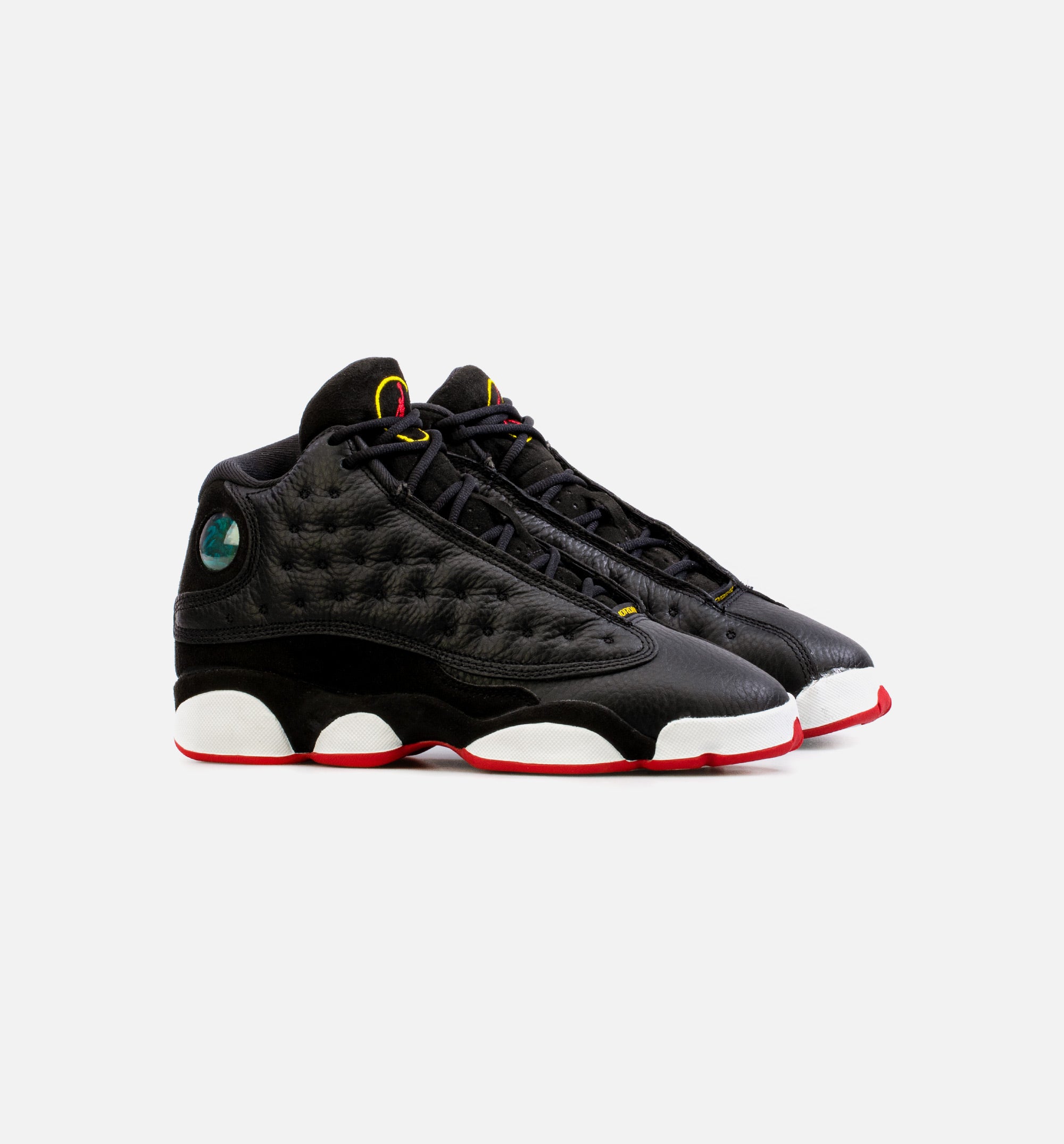 Air Jordan 13 Retro Playoffs Grade School Lifestyle Shoe - Black、mySite、dreamappss