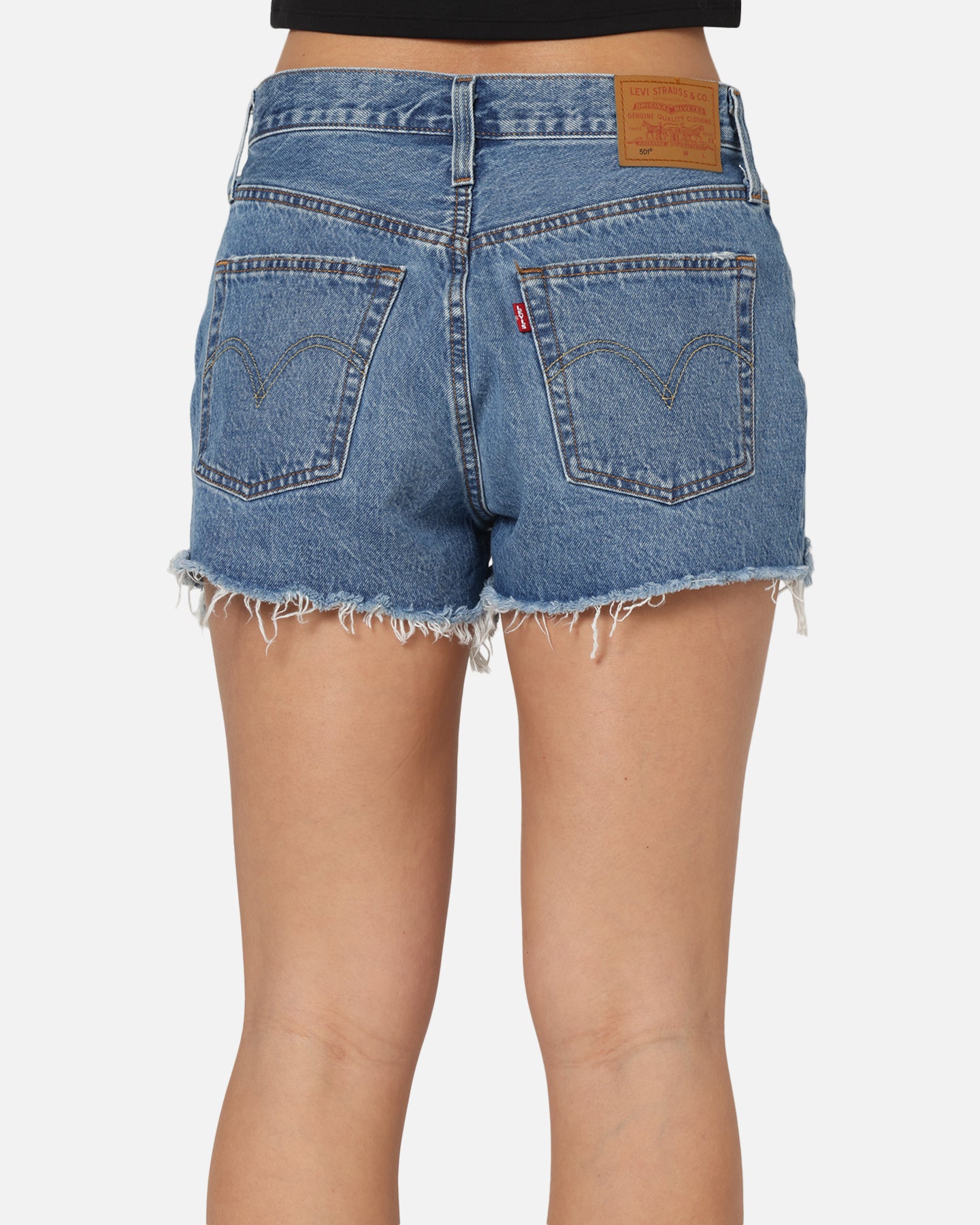 Levi Strauss And Co Women's 501® Original Denim Shorts Blue、mySite、zt4zffjzw