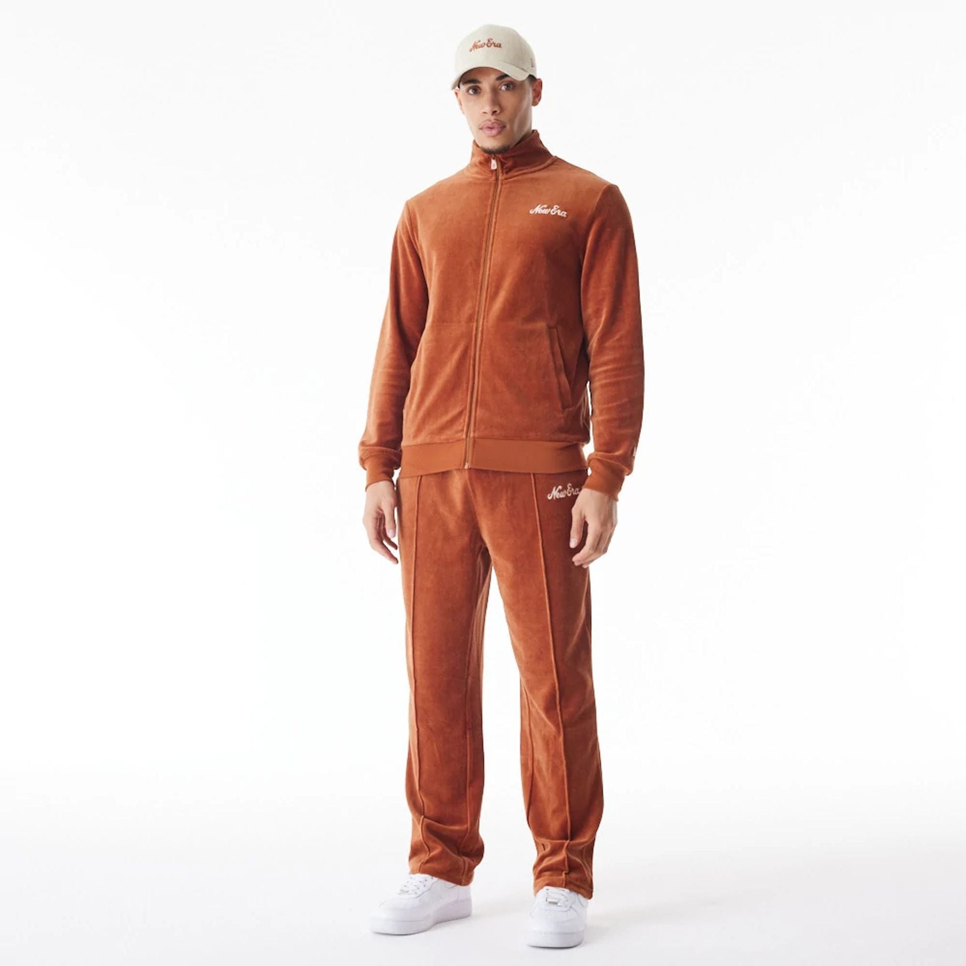 New Era Velour Brown Track Joggers、mySite、vikingsvslions