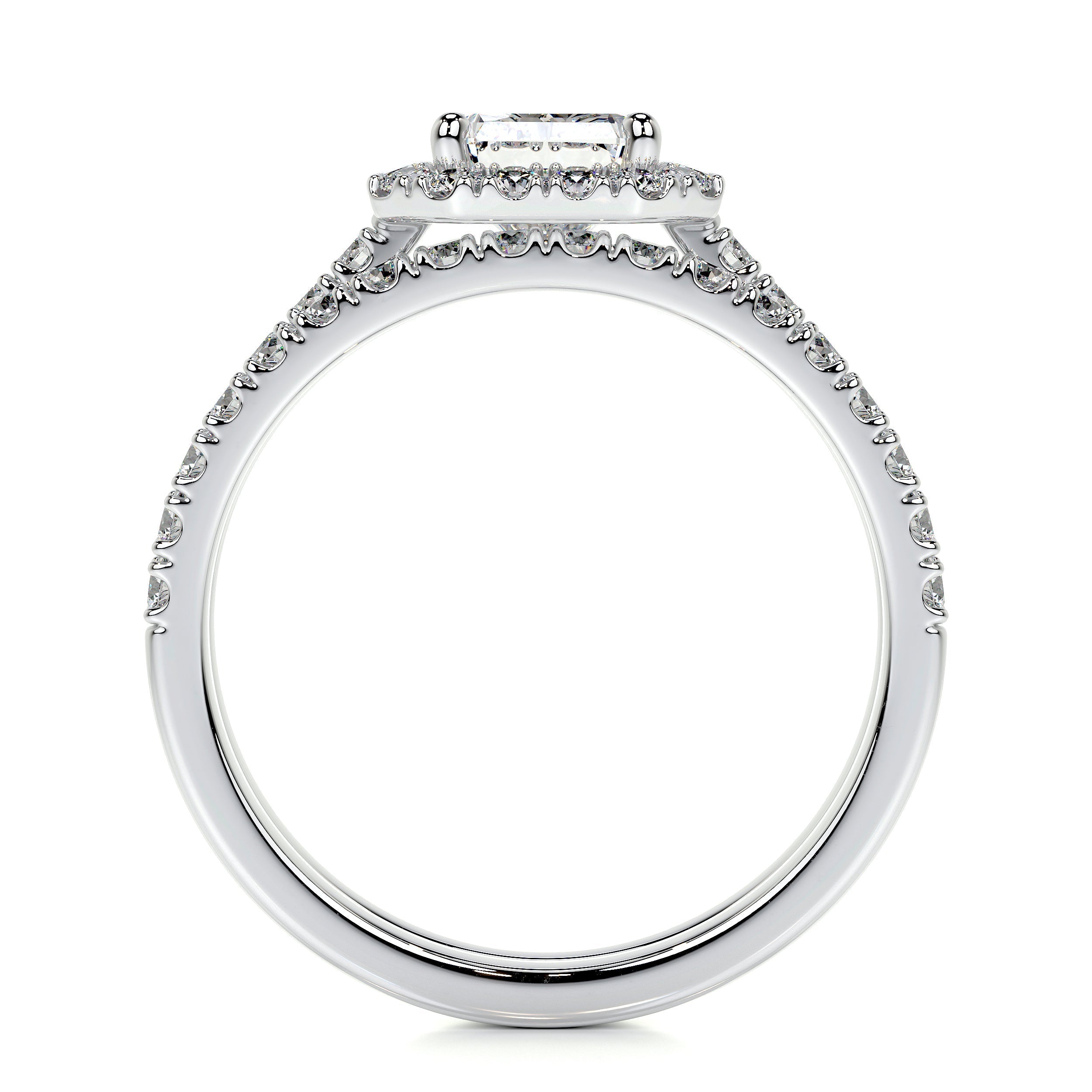 Andrea Lab Grown Diamond Bridal Set -18K White Gold (RTS)、mySite、hinf8tx79