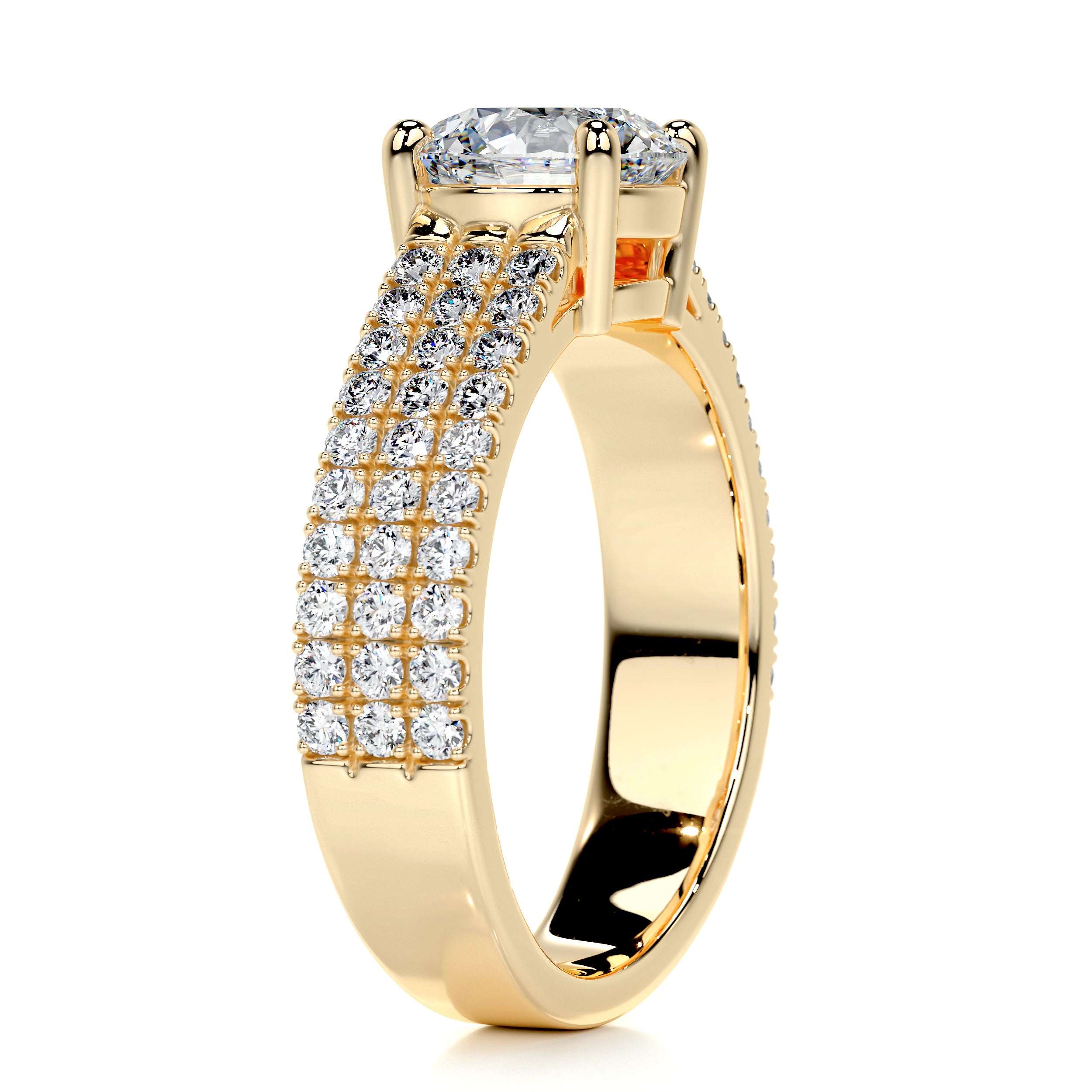 Jillian Diamond Engagement Ring -18K Yellow Gold、mySite、hinf8tx79