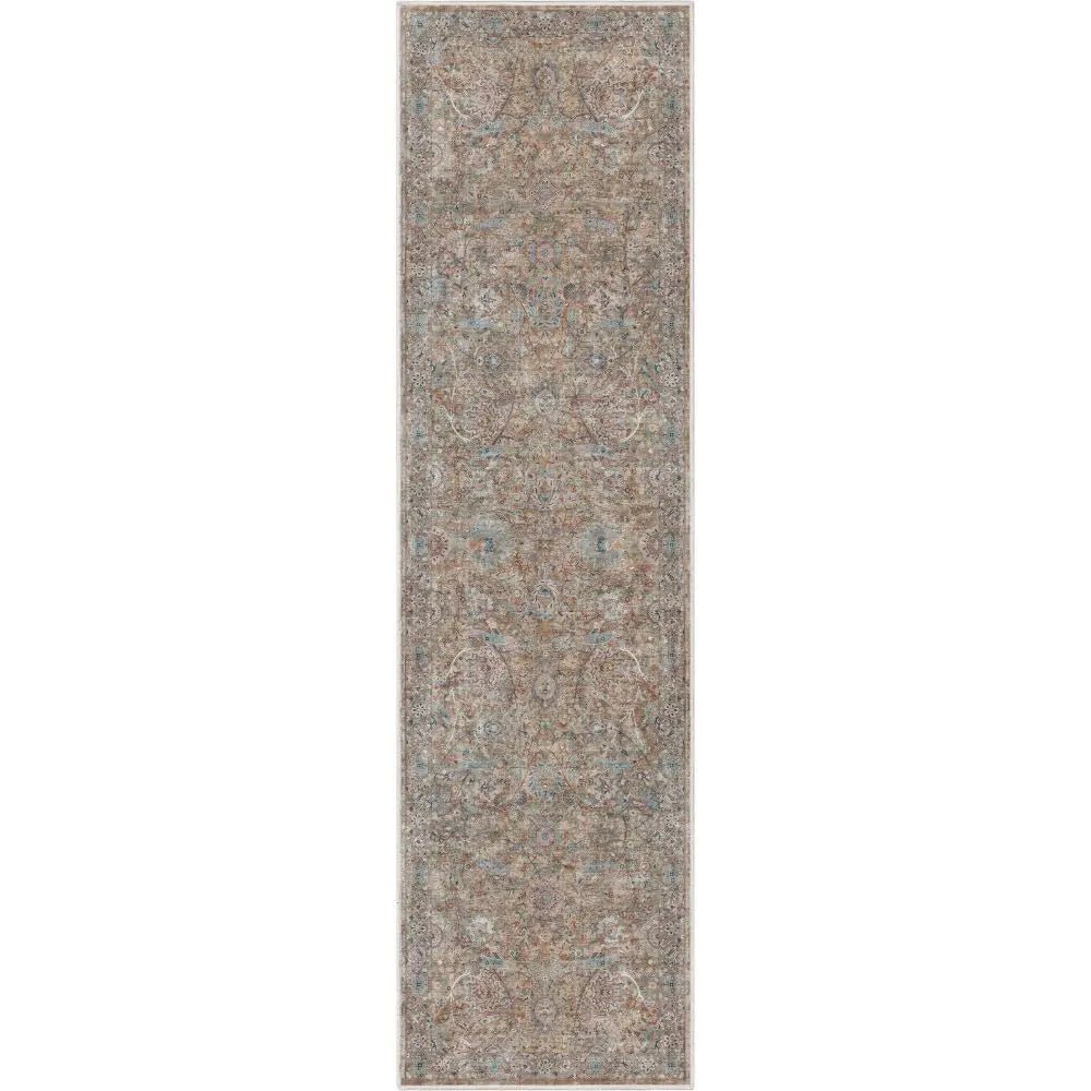 Emilia Vintage Persian Floral Blue Flat-Weave Rug、mySite、gigharbornorthrealestate