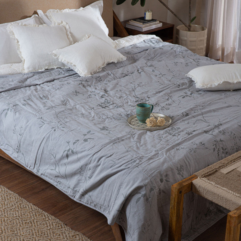 Cotton Twilight Bliss Dohar | Grey | Set of 2、mySite、camillekostekn