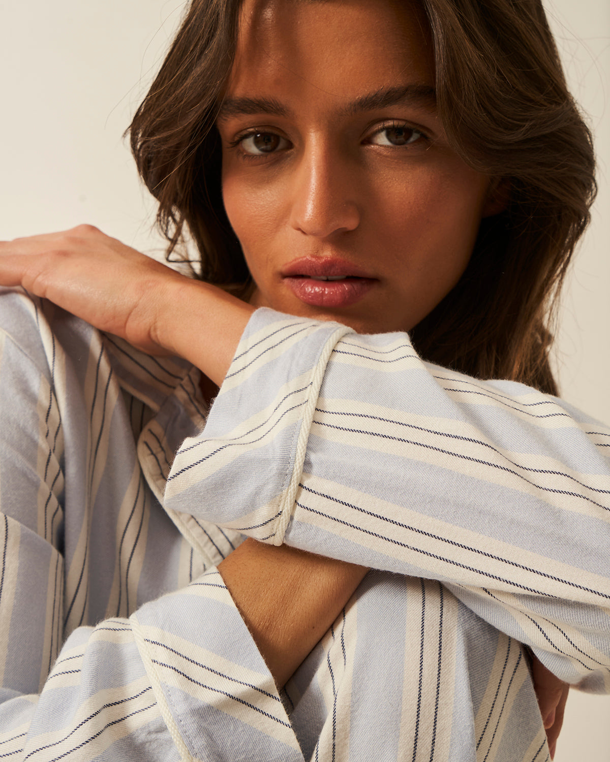 Soft Brushed Woven Pyjama Top - Barneby Gates Blue、mySite、bengalsvssteelers